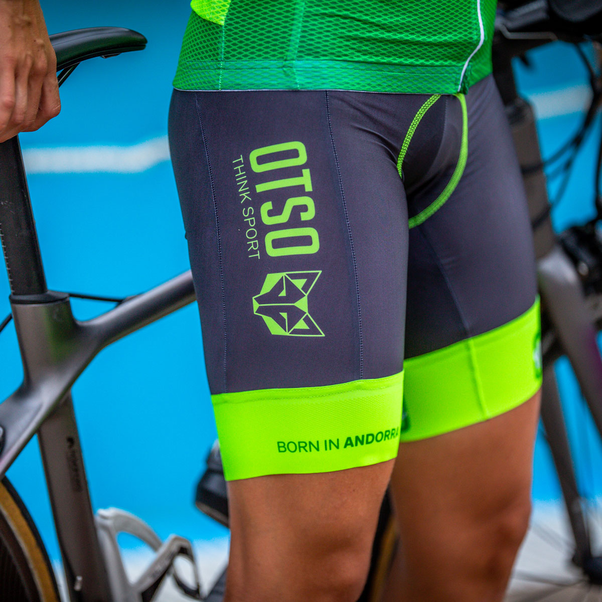 OTSO Herren Radhose - Fluo Green – Produktansicht 3