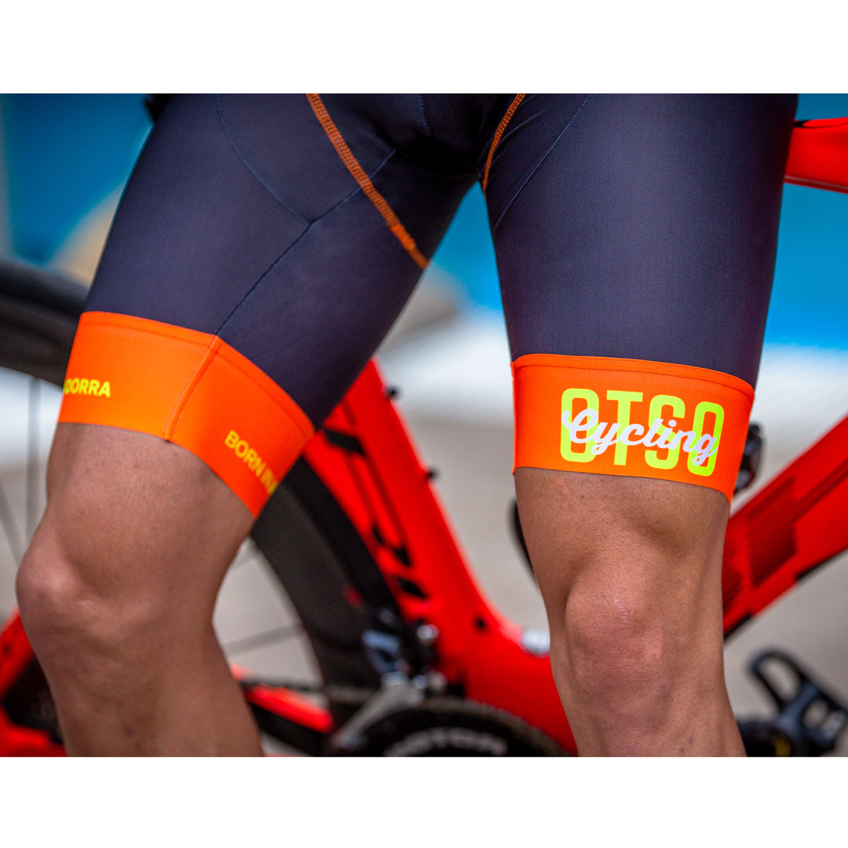 OTSO Herren Radhose - Fluo Orange – Produktansicht 6