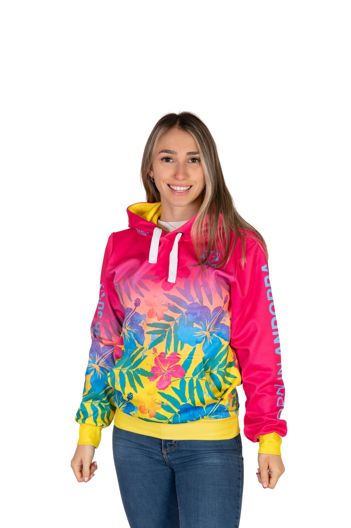 OTSO Hoodie - Floral Pink – Produktansicht 4