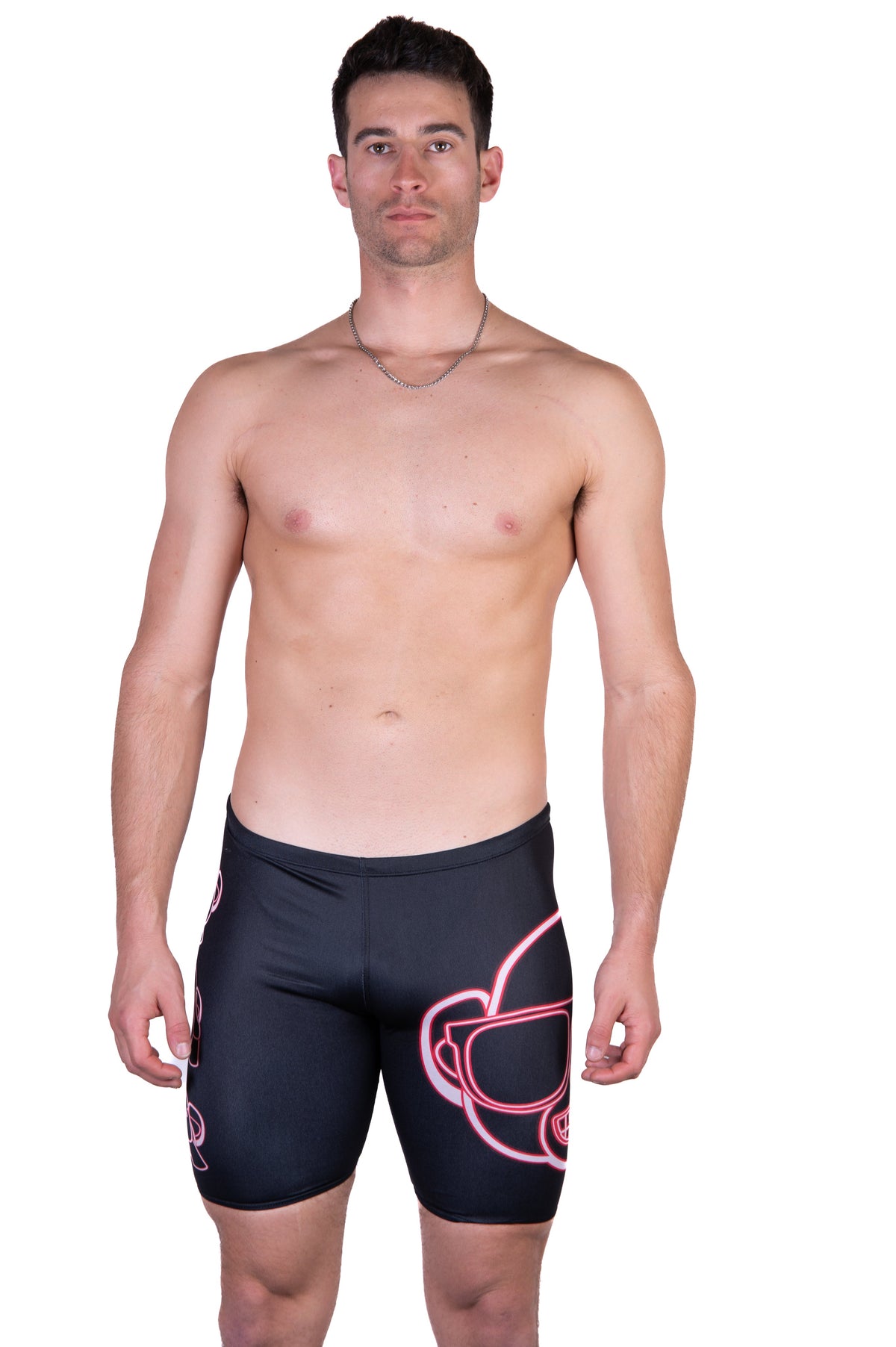 OTSO Jammer-Badehose - Emoji Monkey Neon – Produktansicht 4