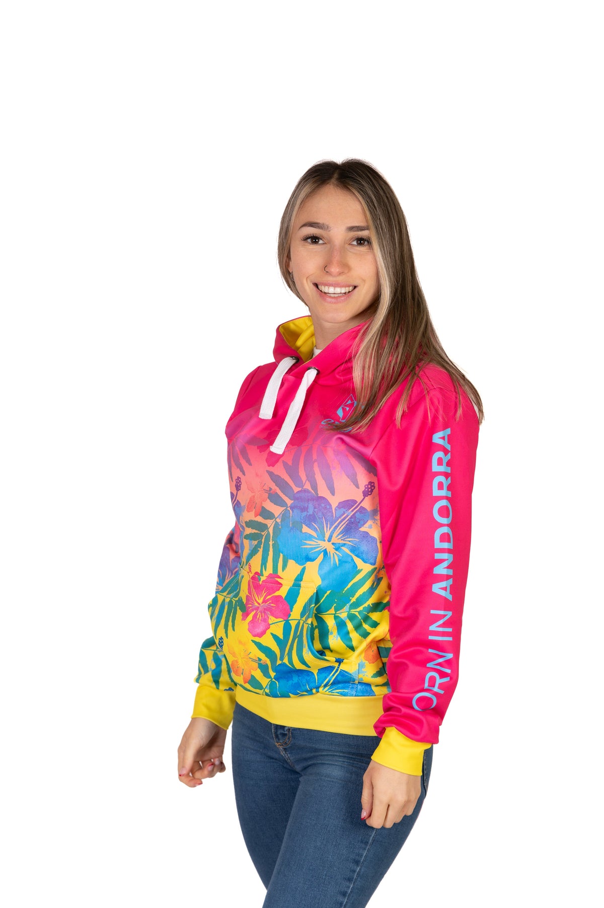 OTSO Hoodie - Floral Pink – Produktansicht 5