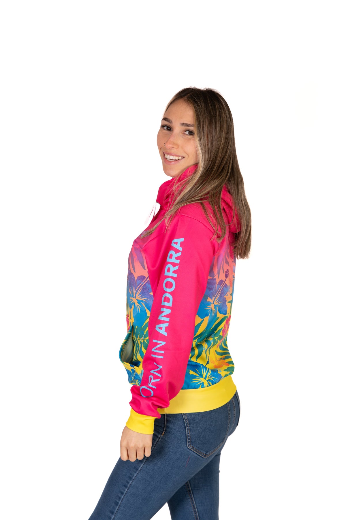 OTSO Hoodie - Floral Pink – Produktansicht 7