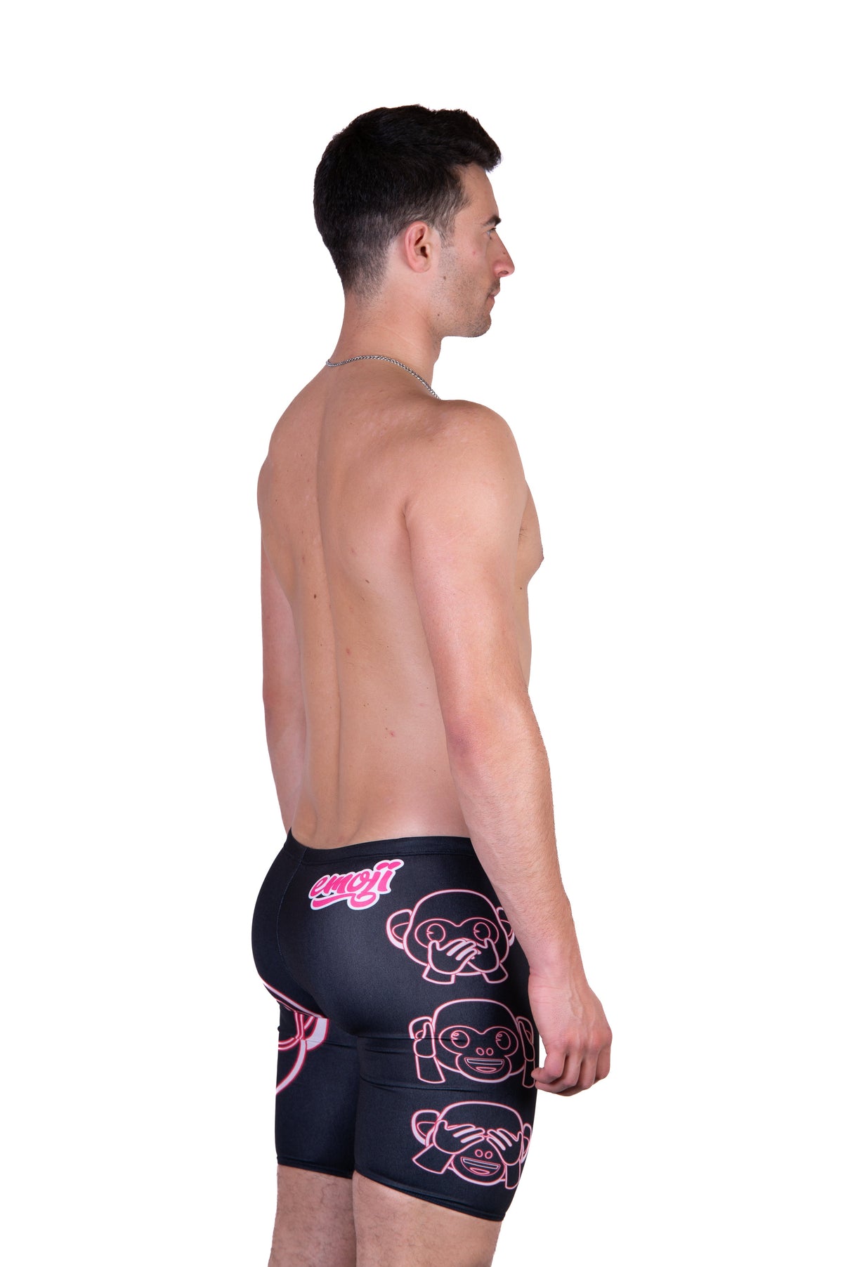 OTSO Jammer-Badehose - Emoji Monkey Neon – Produktansicht 7
