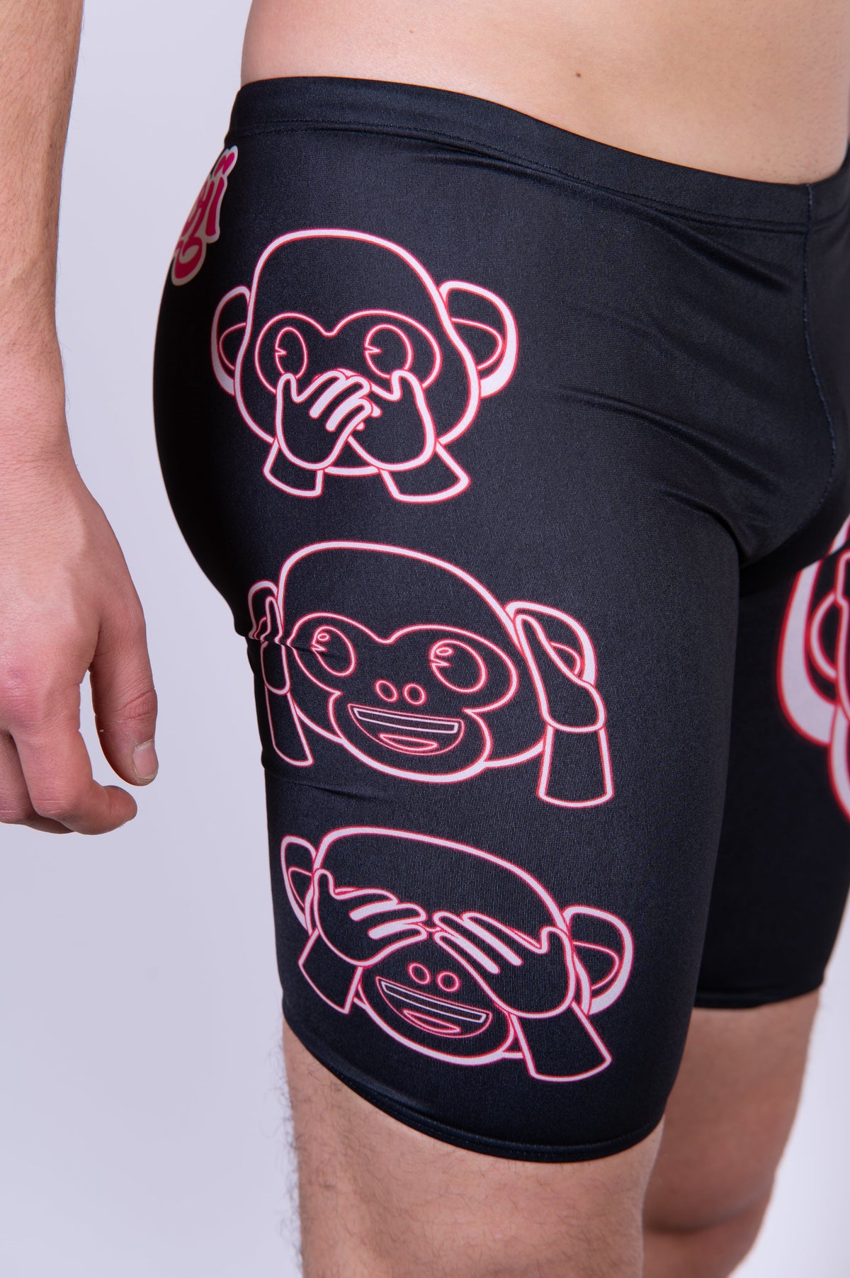 OTSO Jammer-Badehose - Emoji Monkey Neon – Produktansicht 11