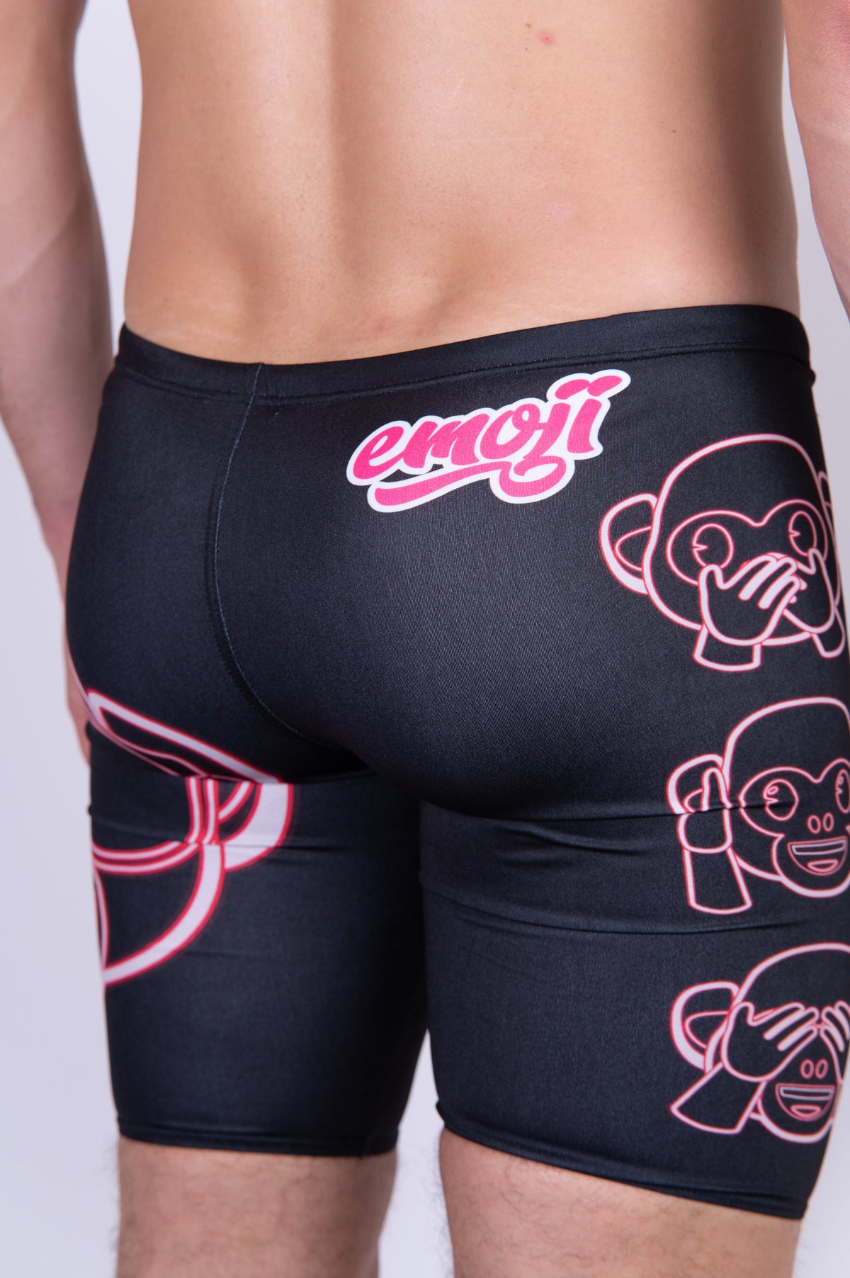 OTSO Jammer-Badehose - Emoji Monkey Neon – Produktansicht 12