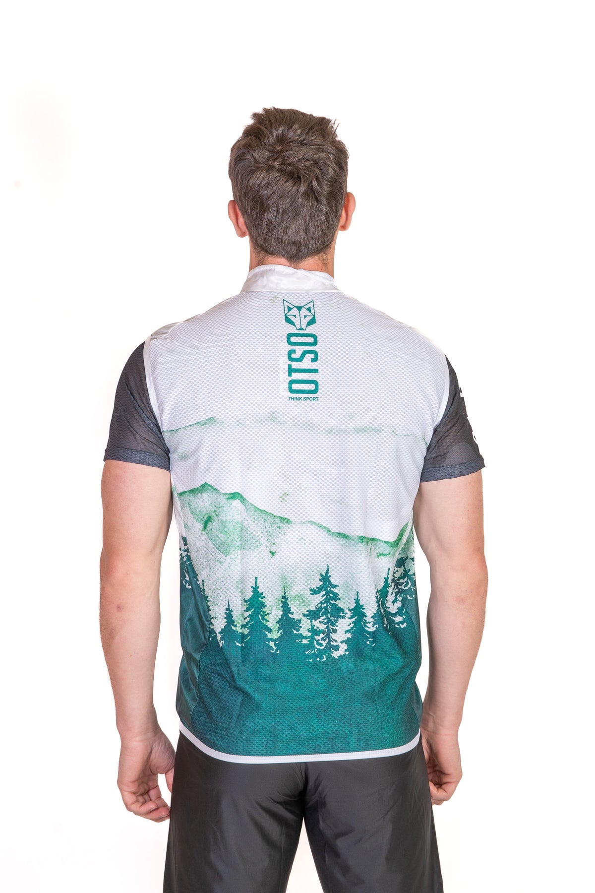 OTSO Unisex Laufweste - Green Forest – Produktansicht 7