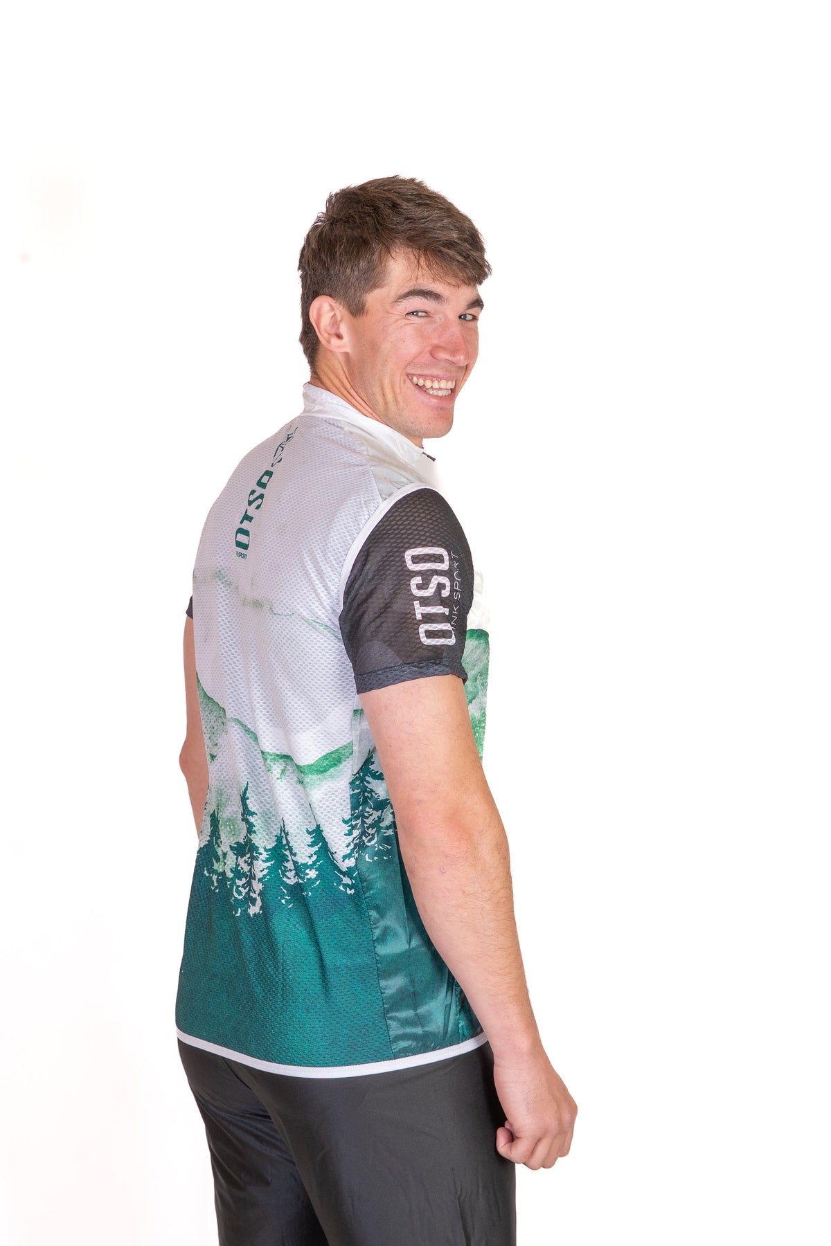 OTSO Unisex Laufweste - Green Forest – Produktansicht 5