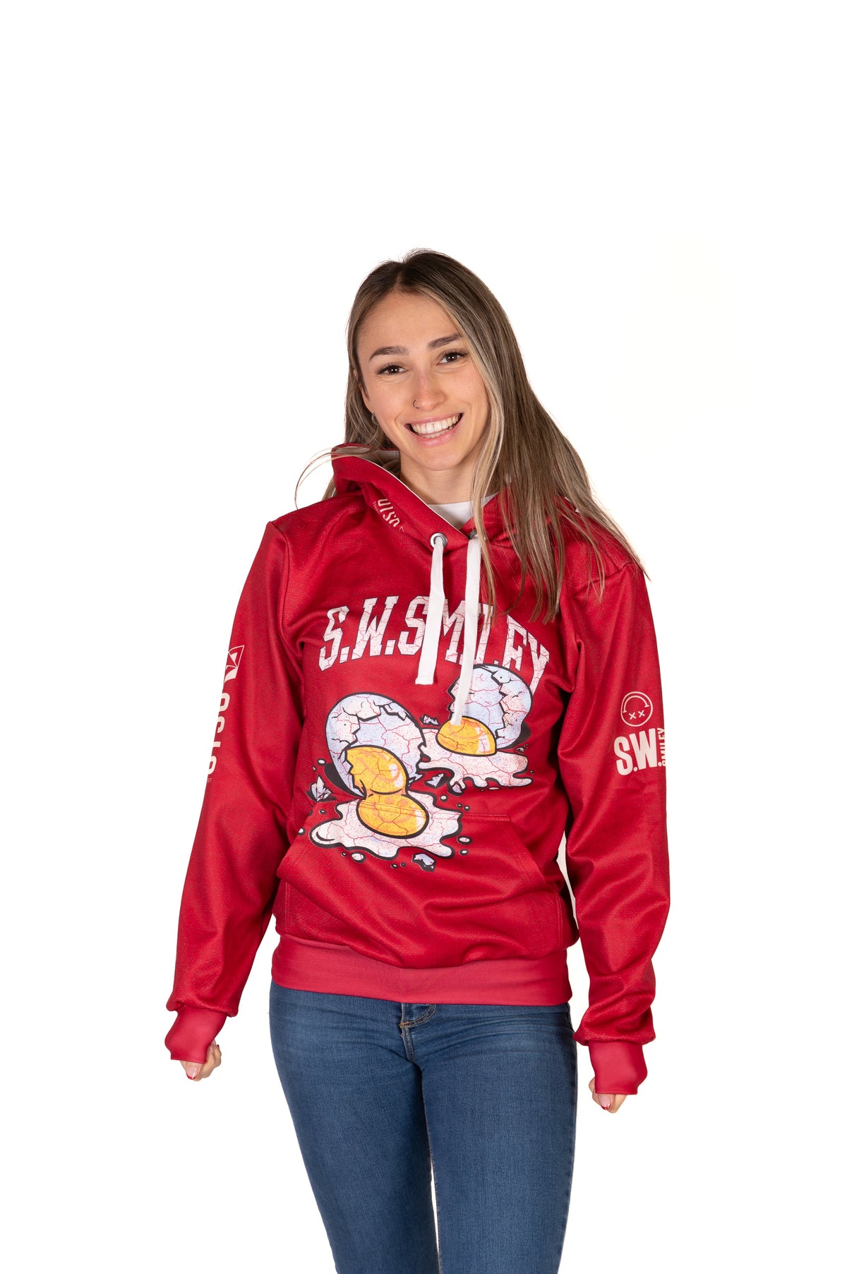 OTSO Hoodie - S.W.Smiley Concrete Canvas Egg – Produktansicht 4