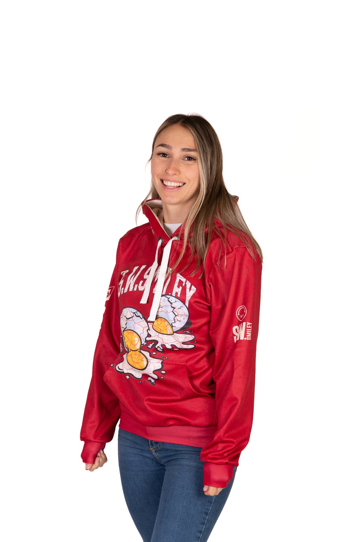 OTSO Hoodie - S.W.Smiley Concrete Canvas Egg – Produktansicht 5