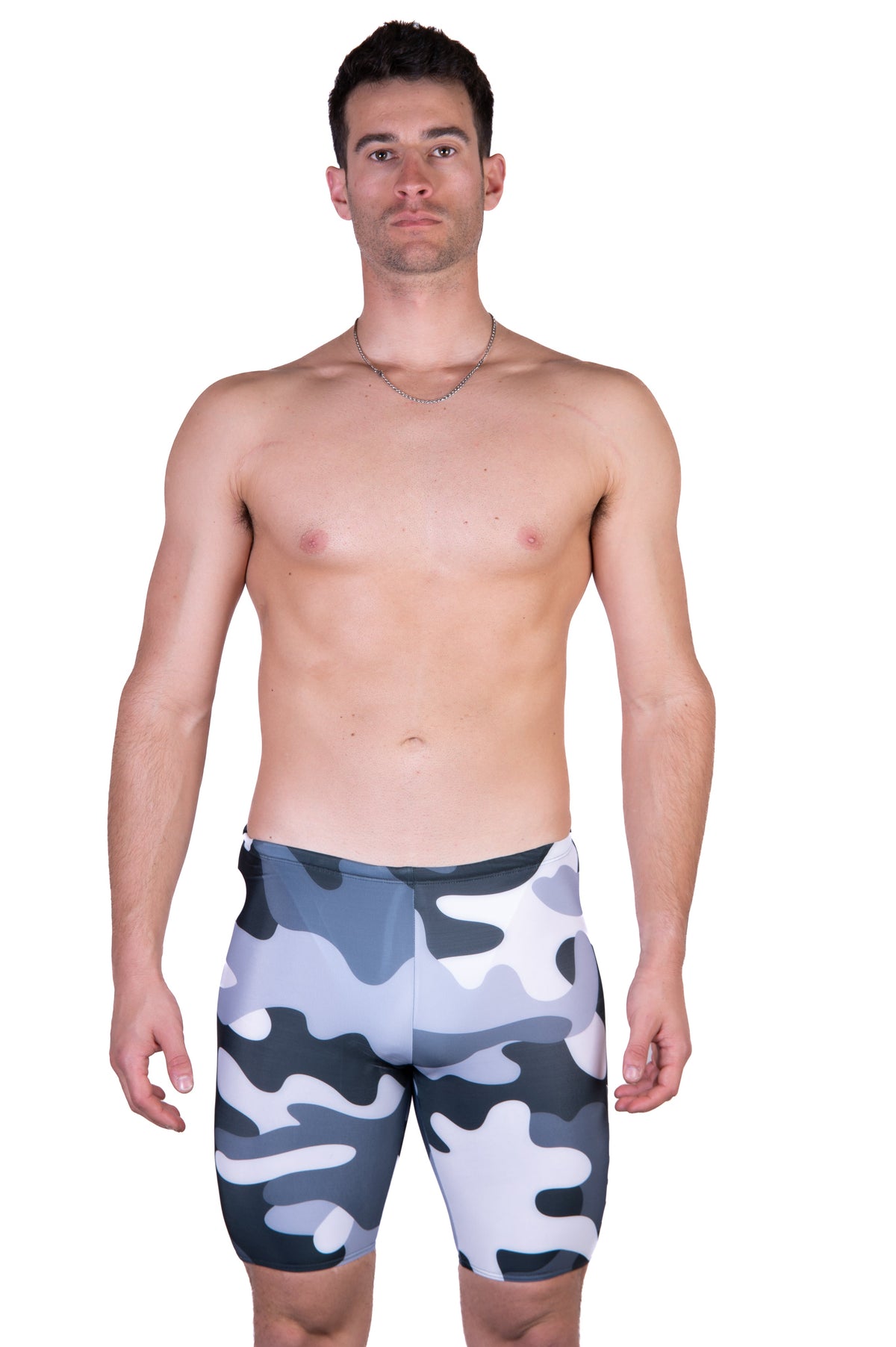 OTSO Jammer-Badehose - Camo Grey – Produktansicht 4
