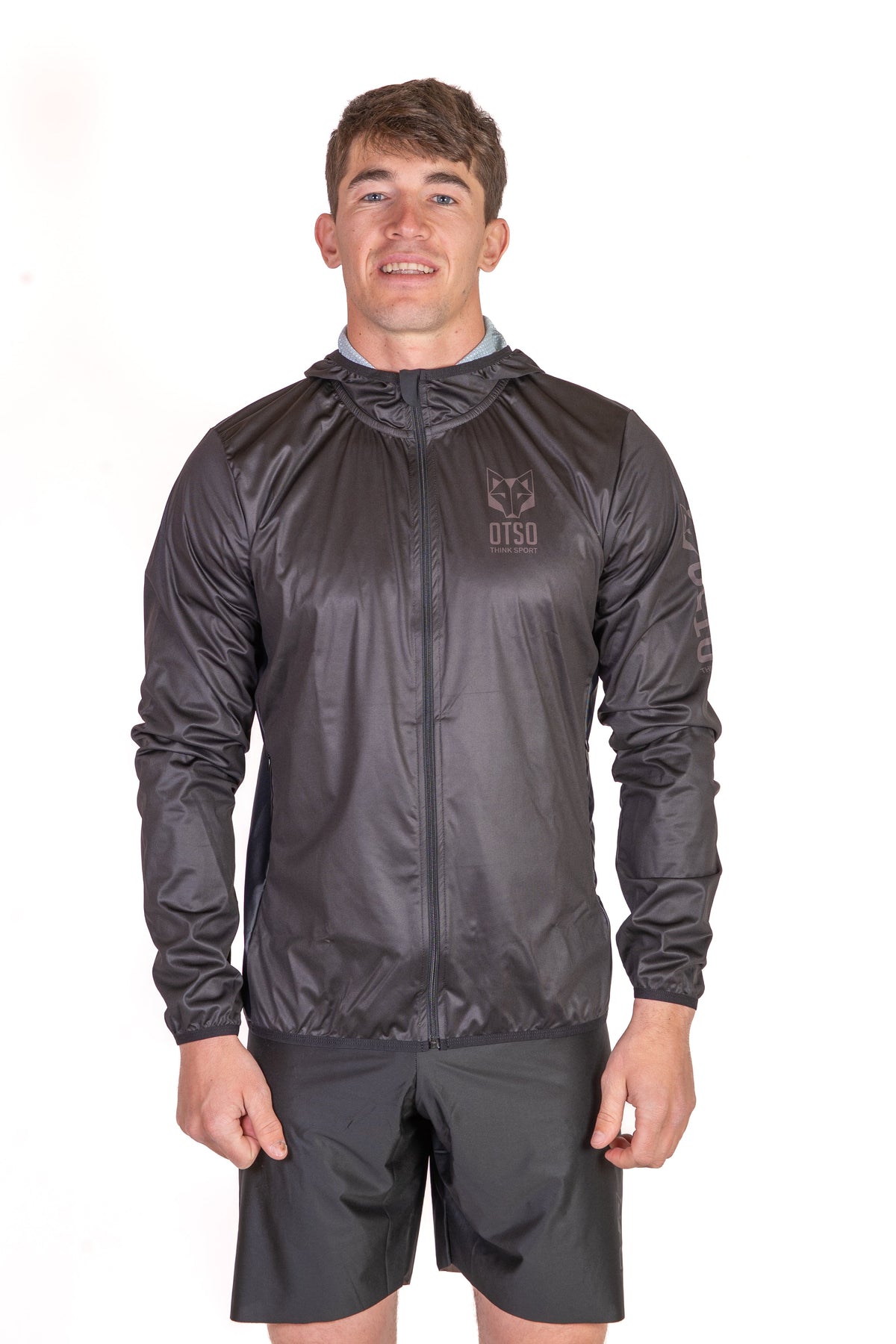 OTSO Unisex Laufjacke - Black – Produktansicht 4