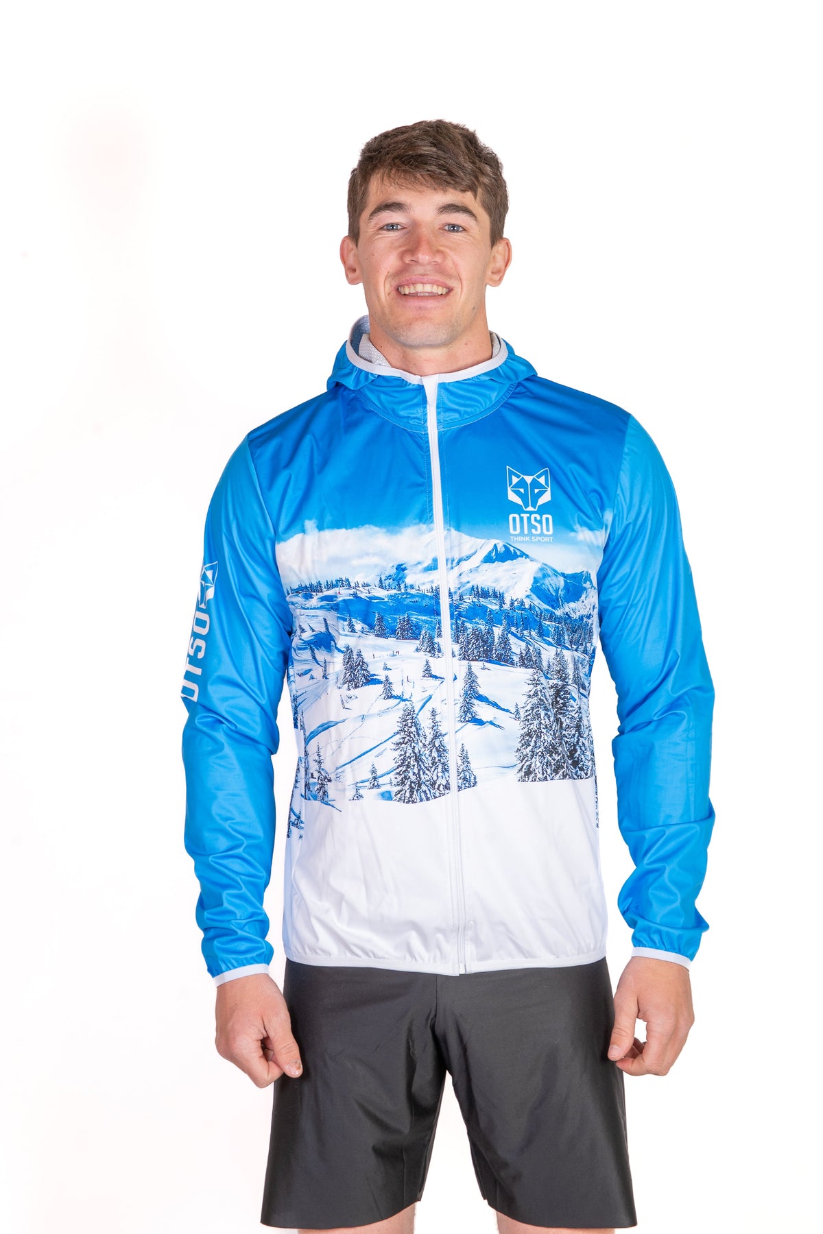 OTSO Unisex Laufjacke - Snow Forest – Produktansicht 13