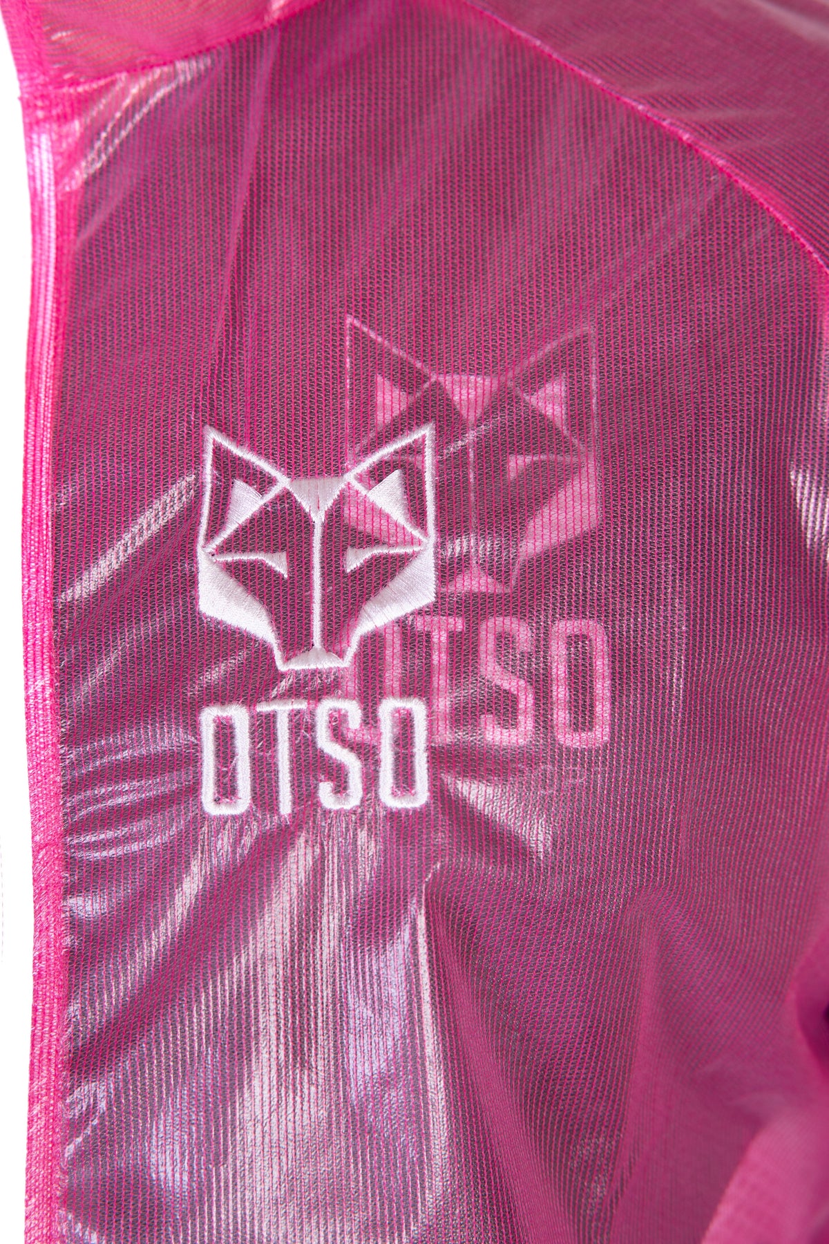 OTSO Wasserdichte Laufjacke - Fluo Pink & White – Produktansicht 20