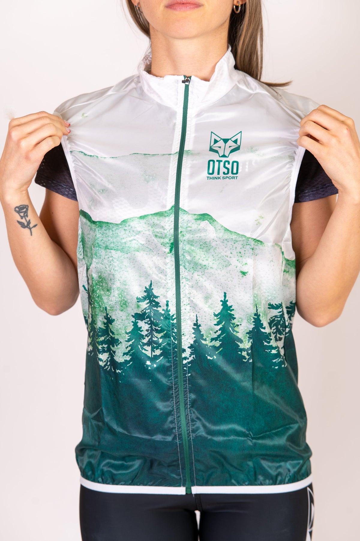 OTSO Unisex Laufweste - Green Forest – Produktansicht 14