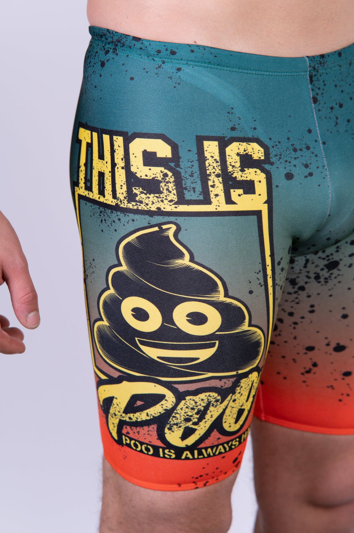 OTSO Jammer-Badehose - Emoji Be like Poo – Produktansicht 12
