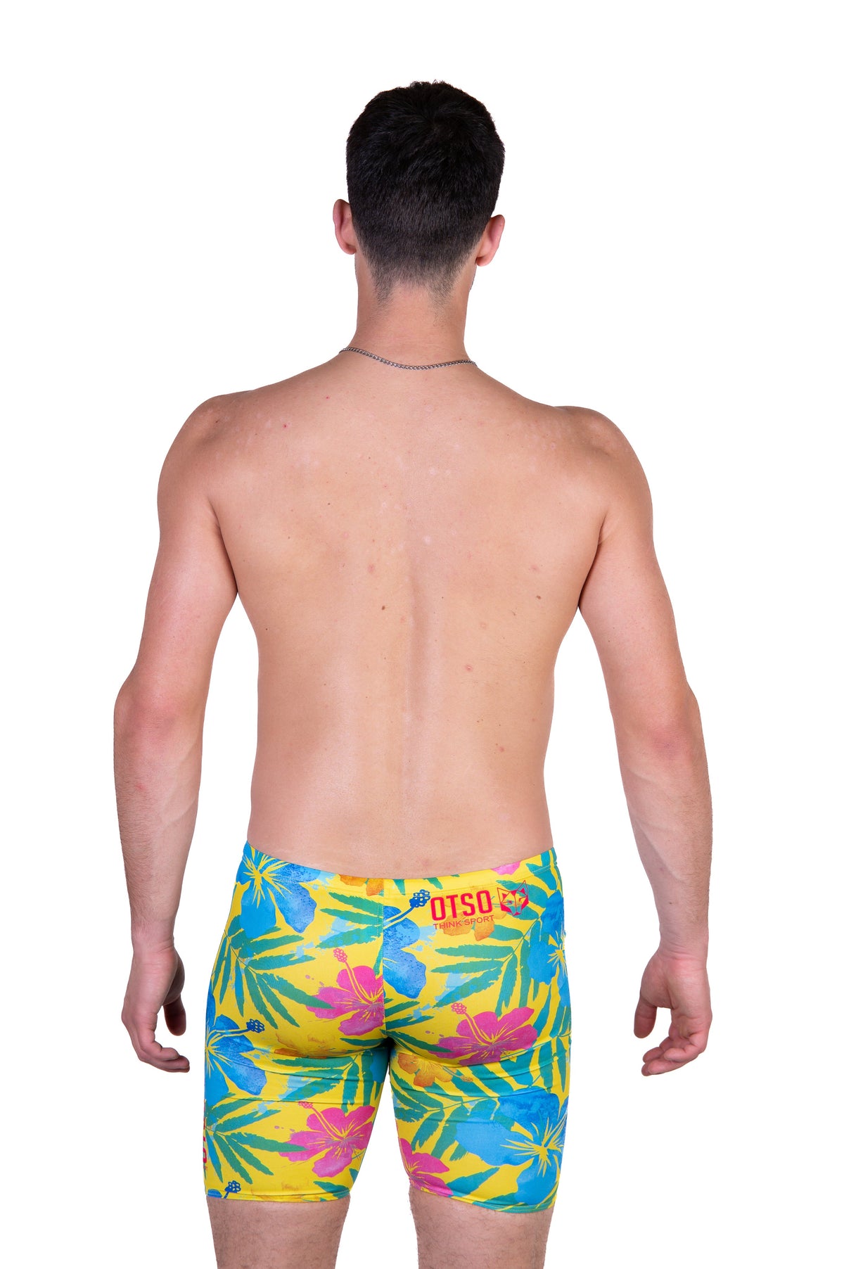 OTSO Jammer-Badehose - Yellow Floral – Produktansicht 9