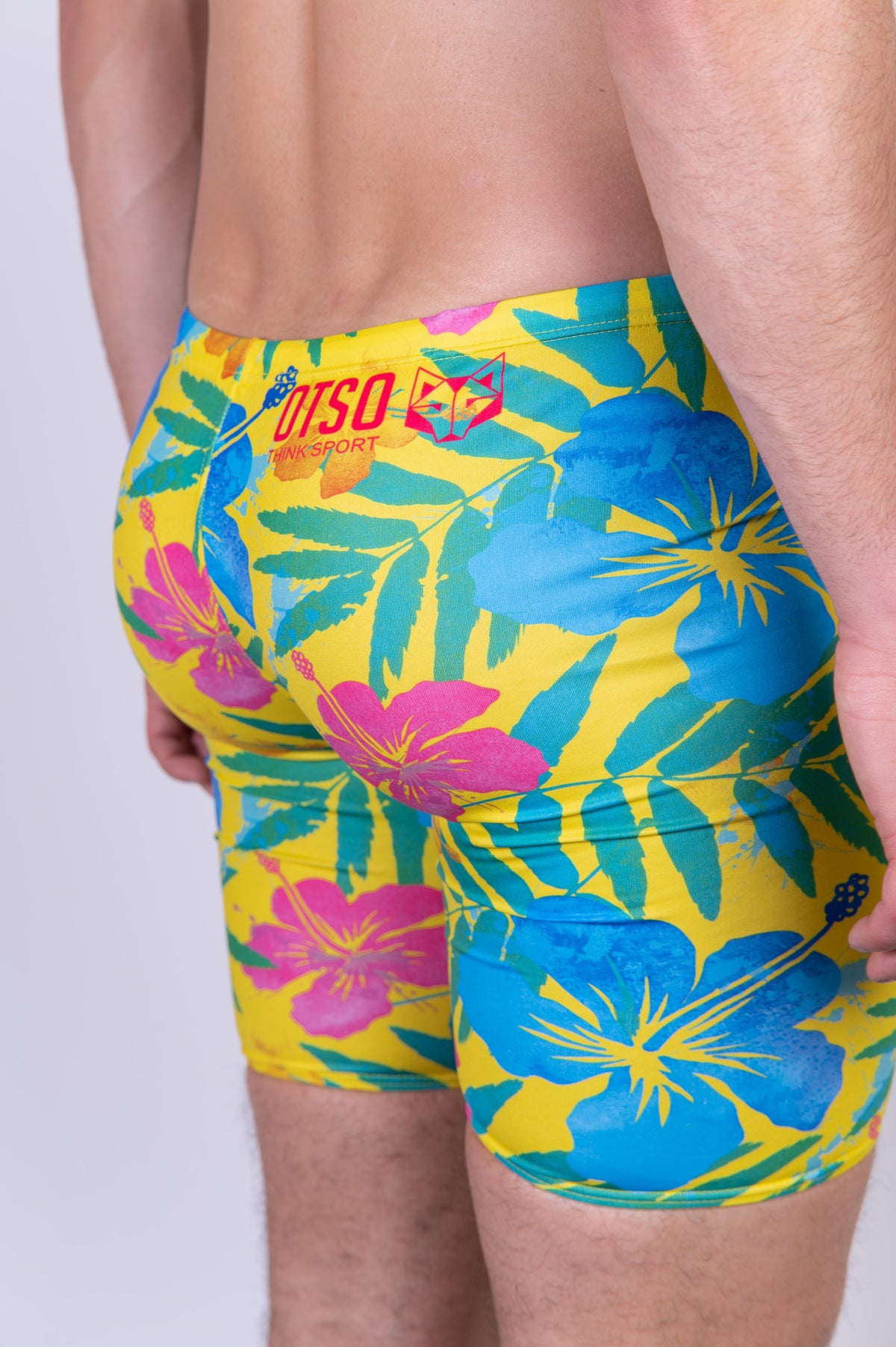OTSO Jammer-Badehose - Yellow Floral – Produktansicht 11