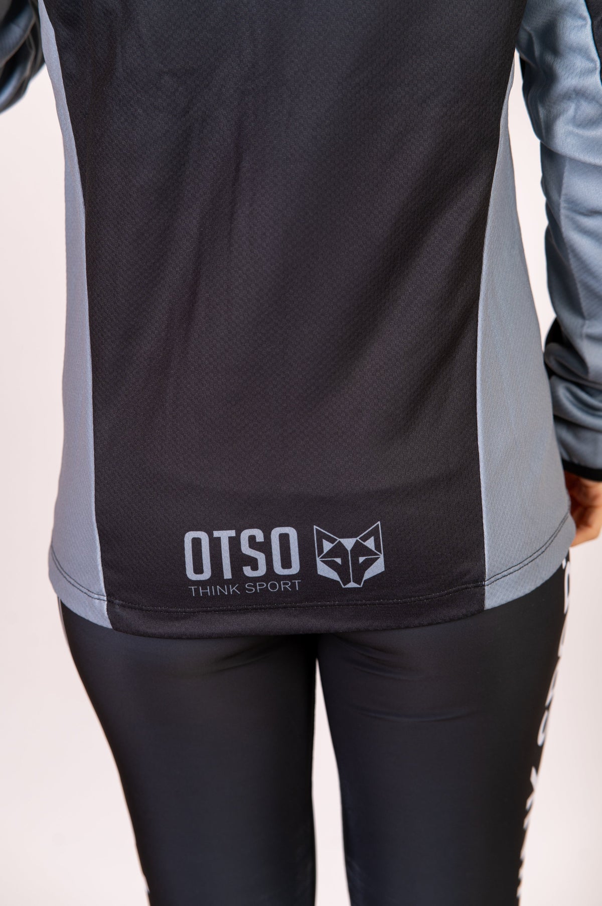 OTSO Unisex Sport-Hoodie - Black & Grey – Produktansicht 20