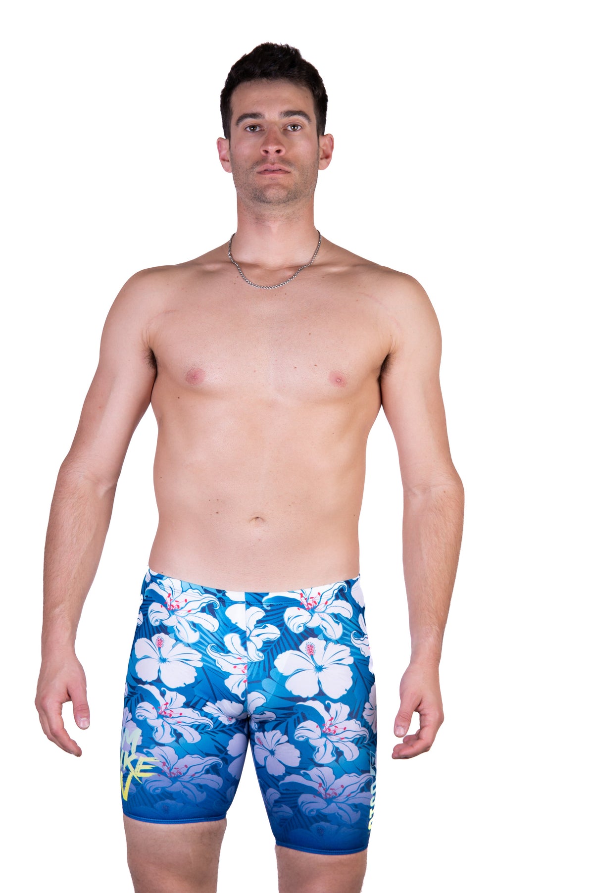 OTSO Jammer-Badehose - Swim Bike Run Flower – Produktansicht 4