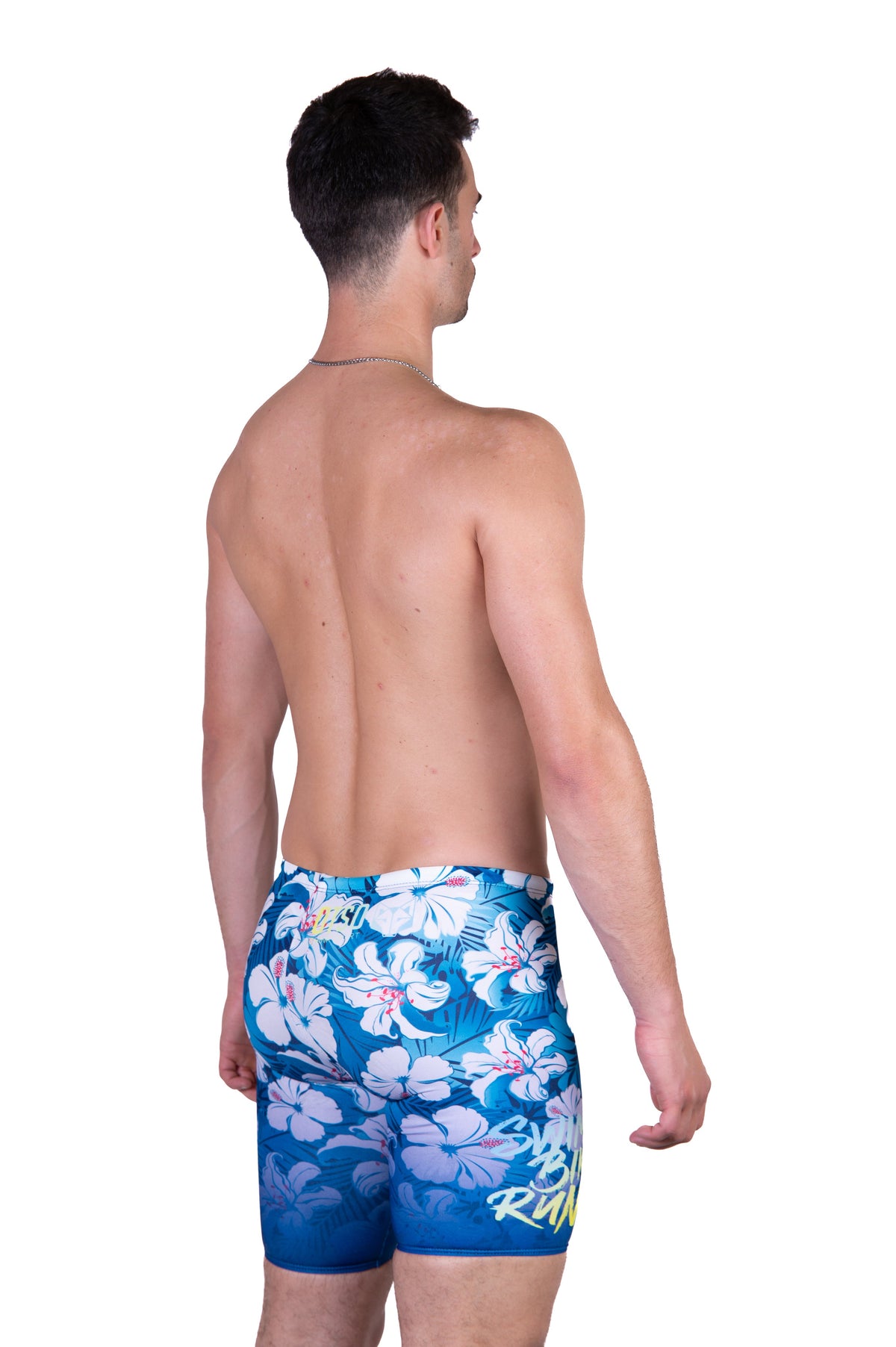 OTSO Jammer-Badehose - Swim Bike Run Flower – Produktansicht 7