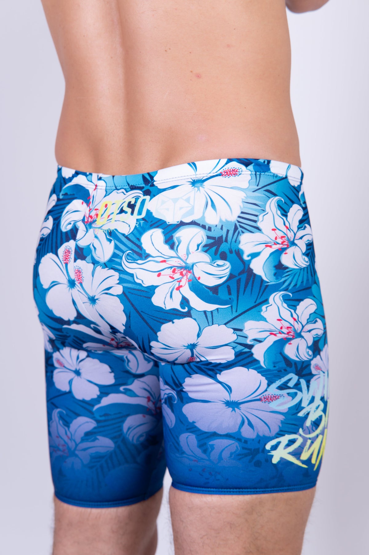 OTSO Jammer-Badehose - Swim Bike Run Flower – Produktansicht 12
