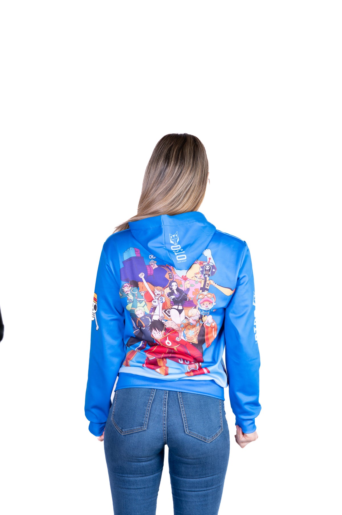 OTSO Hoodie - One piece egghead luffy straw hat crew blue – Produktansicht 19