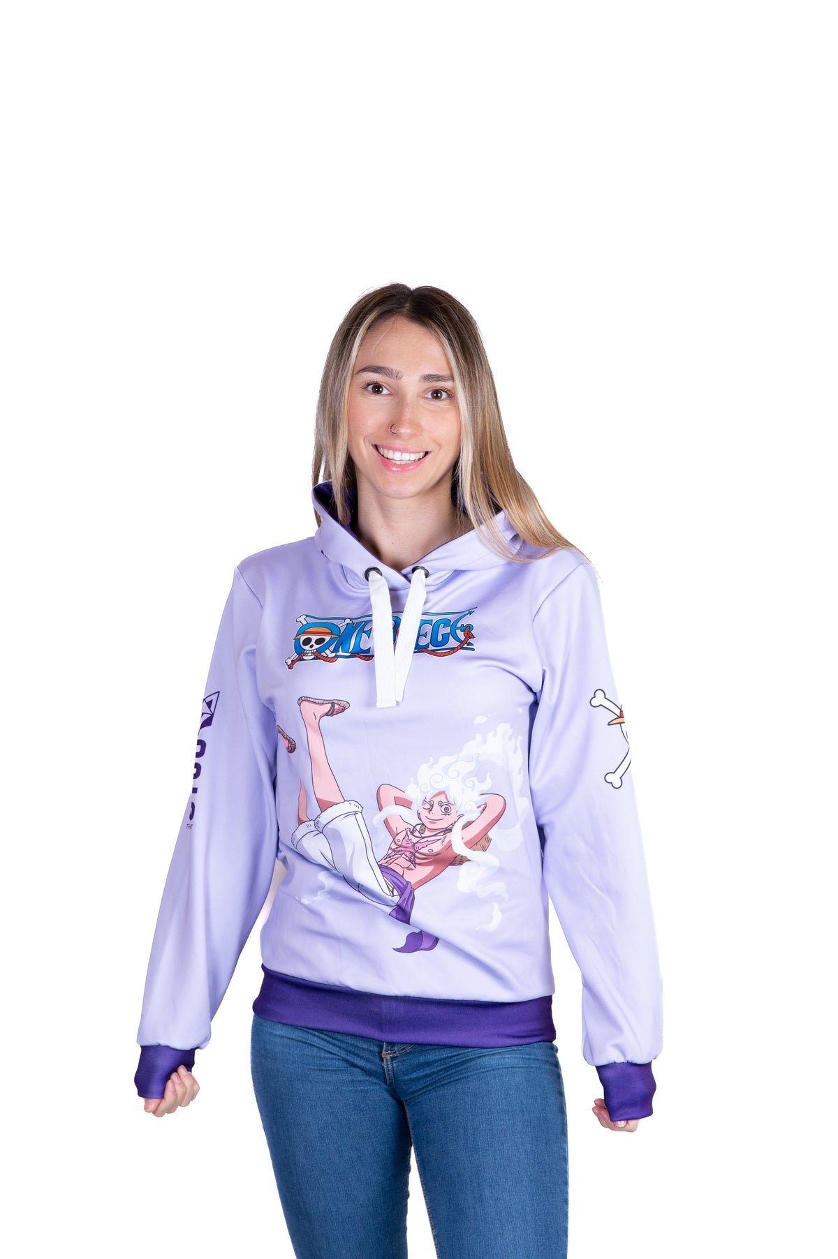 OTSO Hoodie - One piece egghead luffy gear5 purple – Produktansicht 4