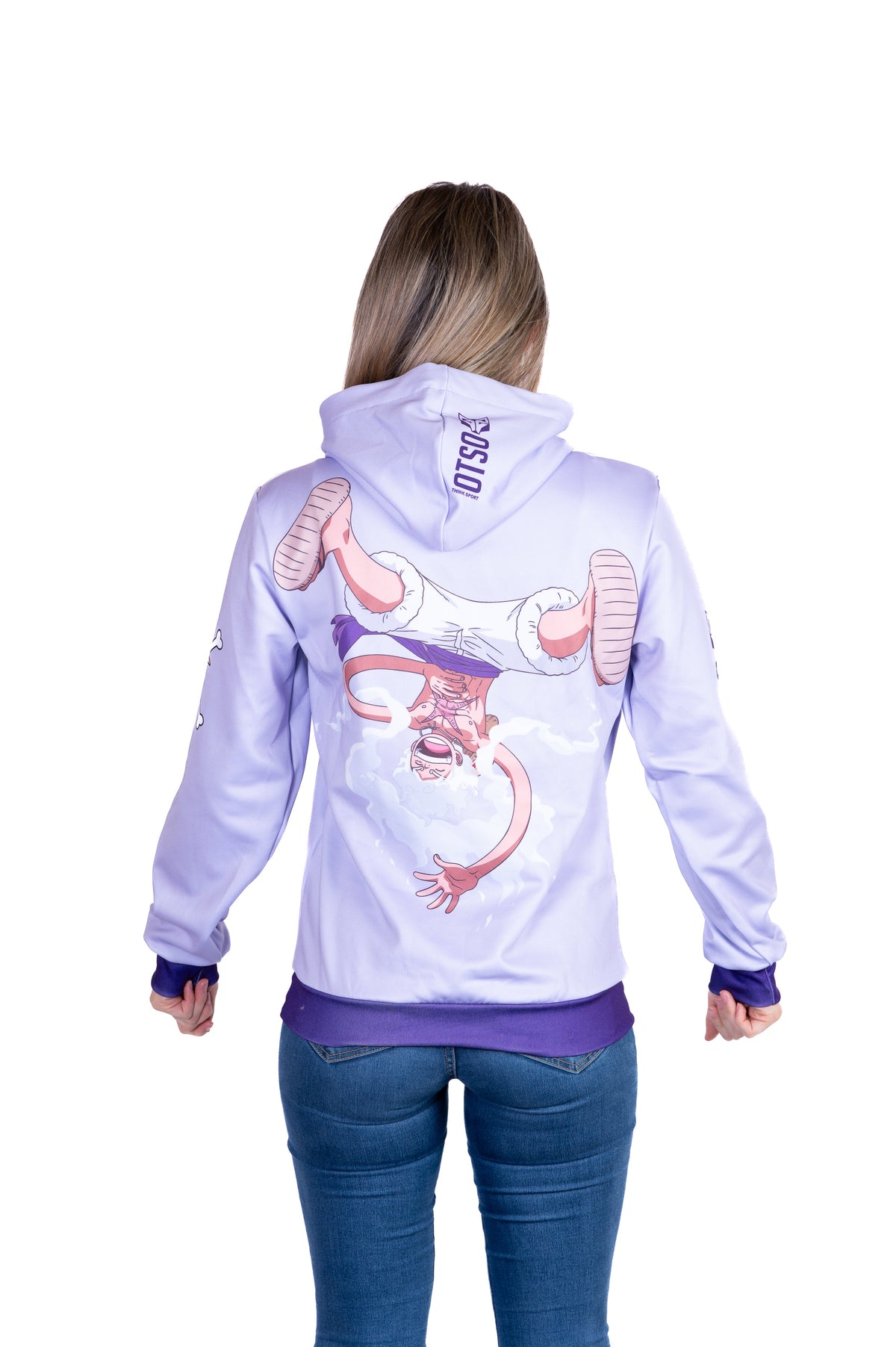 OTSO Hoodie - One piece egghead luffy gear5 purple – Produktansicht 8