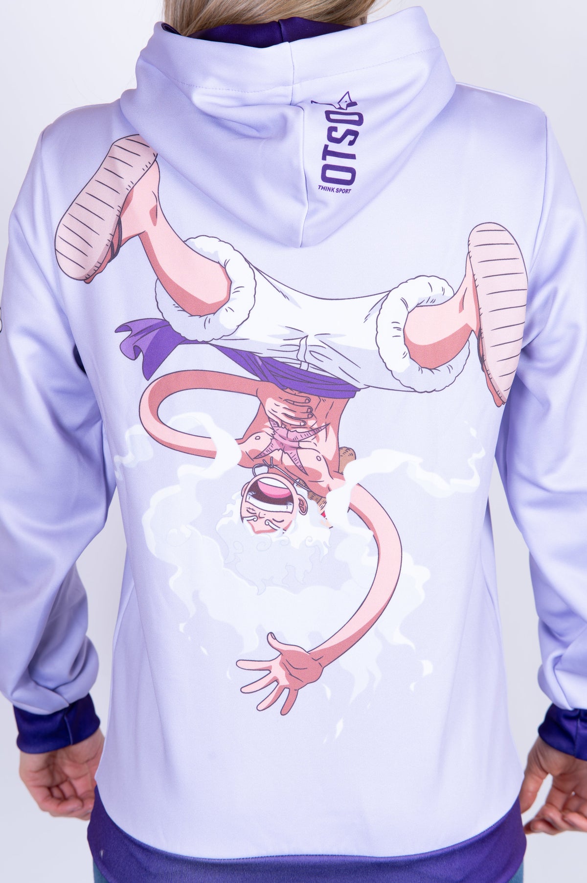 OTSO Hoodie - One piece egghead luffy gear5 purple – Produktansicht 10
