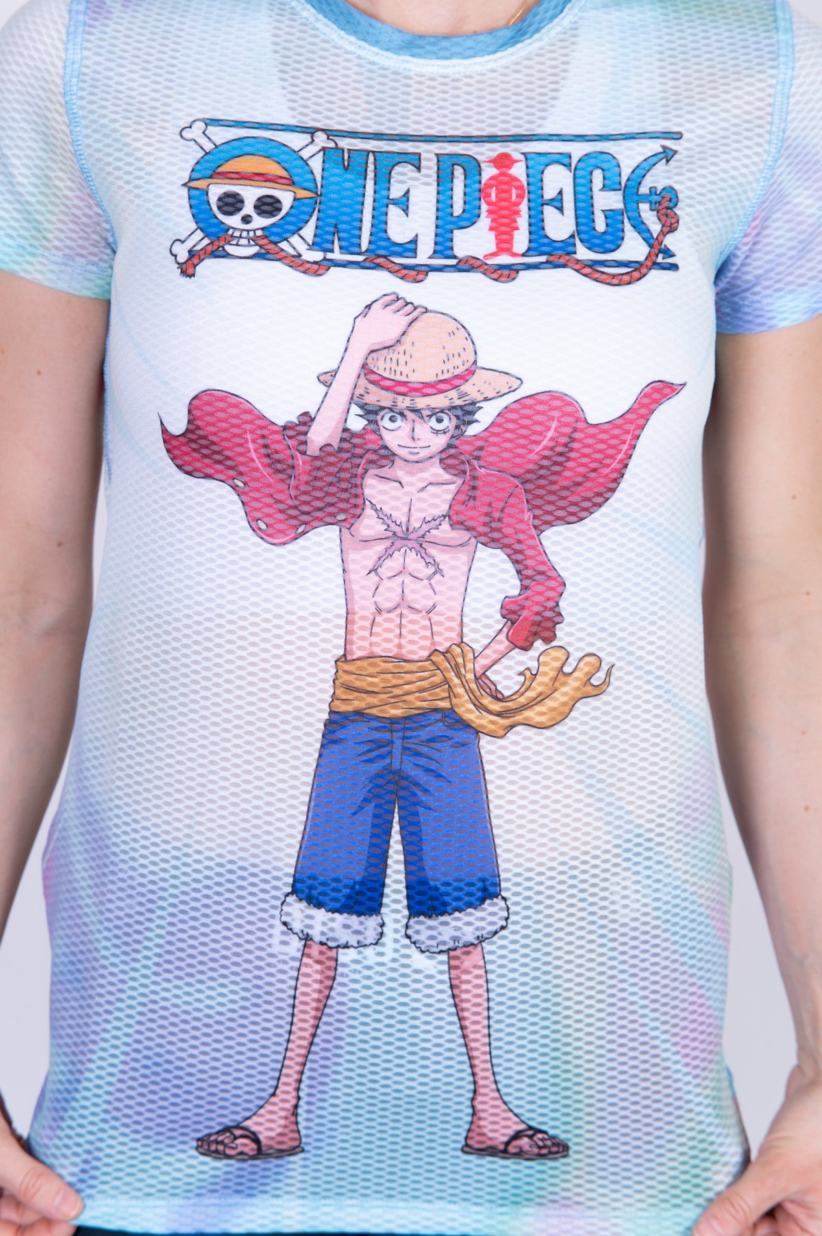 OTSO Damen Kurzarm-Funktionsshirt - One piece fishman luffy and the crew green – Produktansicht 9
