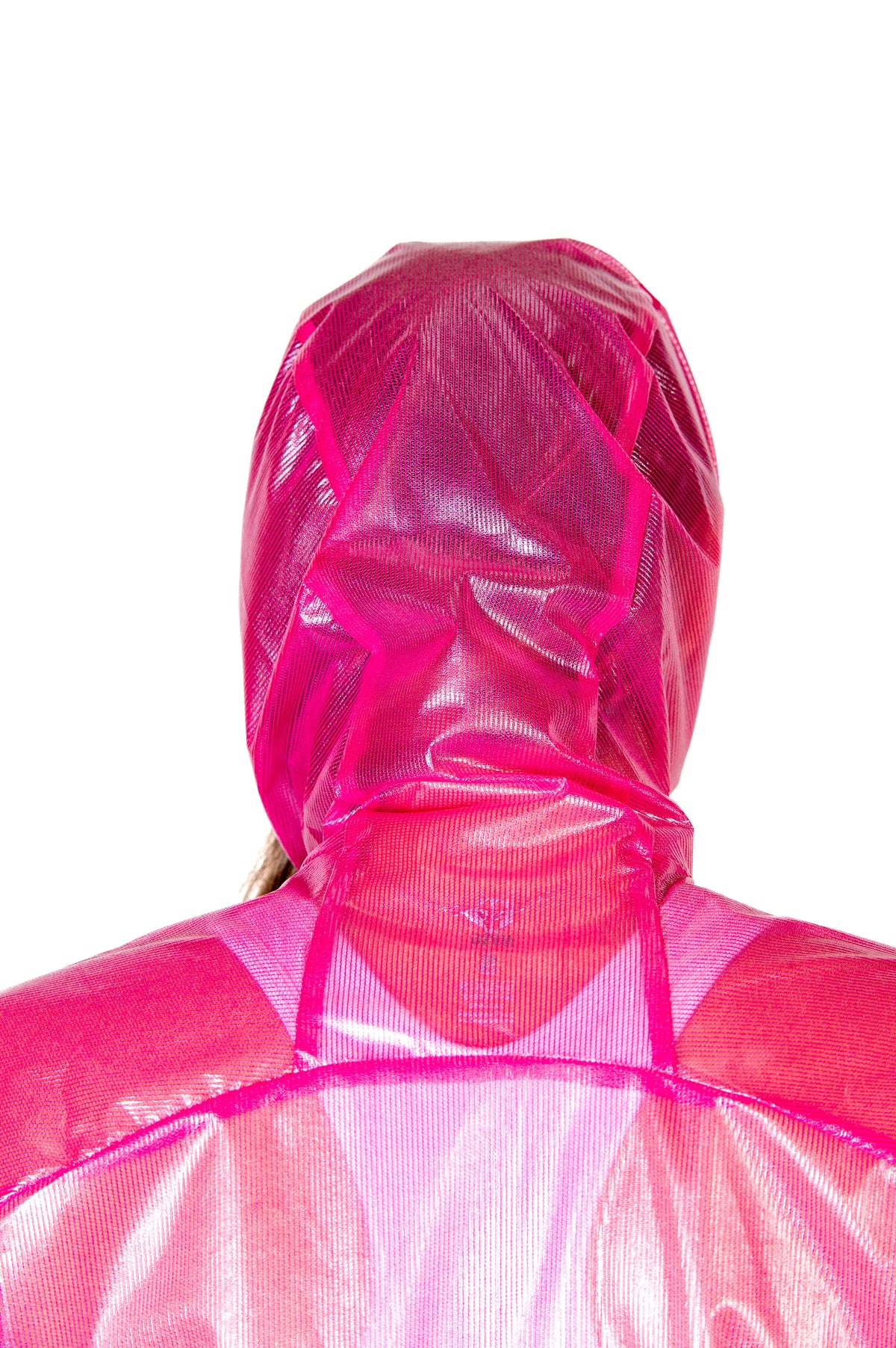 OTSO Wasserdichte Laufjacke - Fluo Pink & White – Produktansicht 10