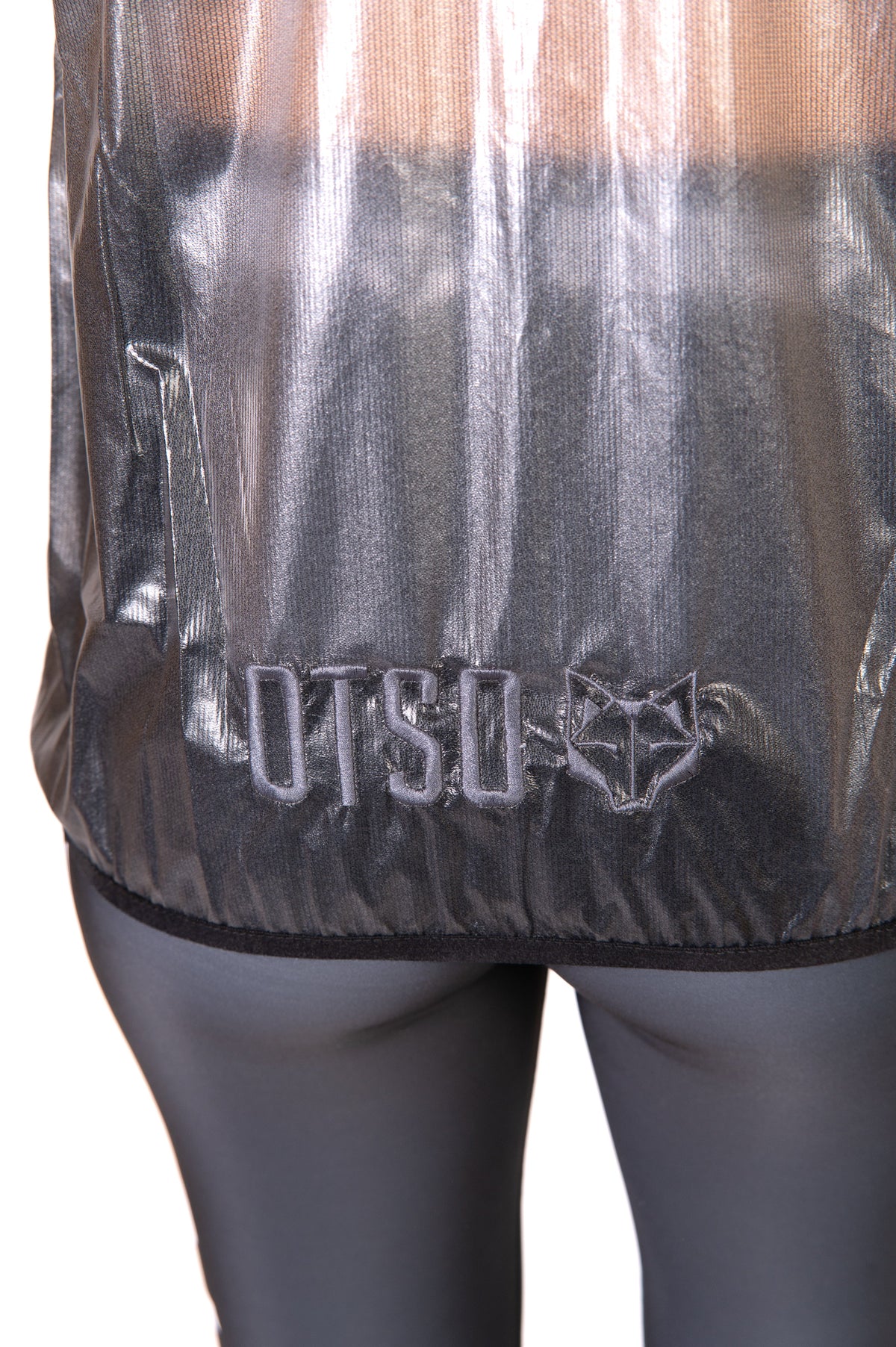 OTSO Wasserdichte Laufjacke - Full Black – Produktansicht 20