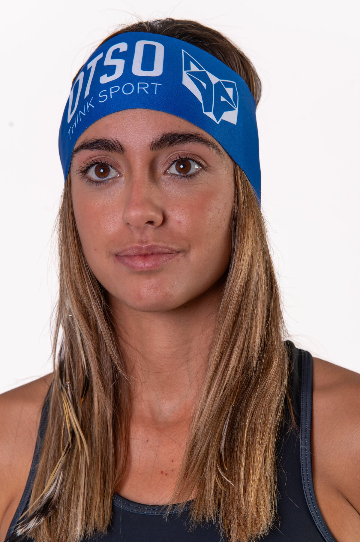 OTSO Sport-Stirnband - OTSO Sport Electric Blue / White – Produktansicht 4