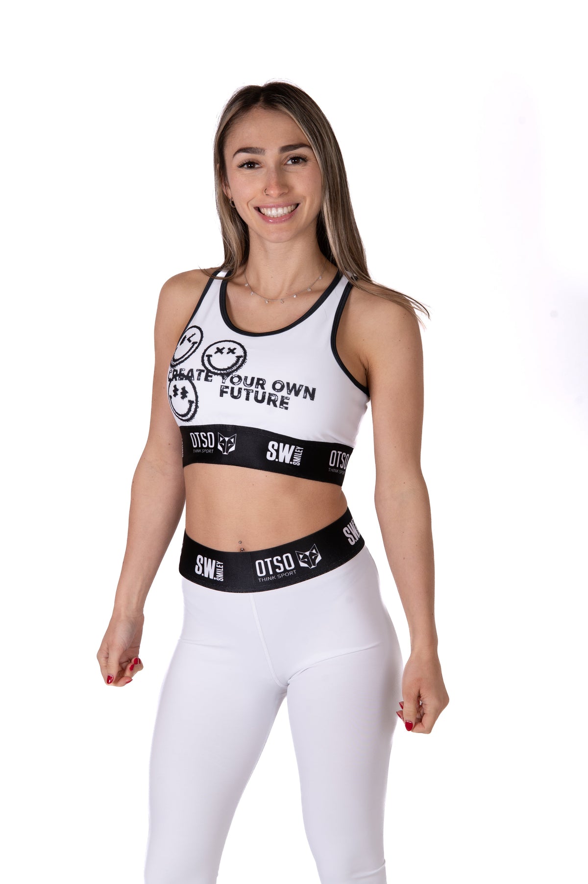 OTSO Damen Sporttop - S.W.Smiley Airbrushed Infinity – Produktansicht 8