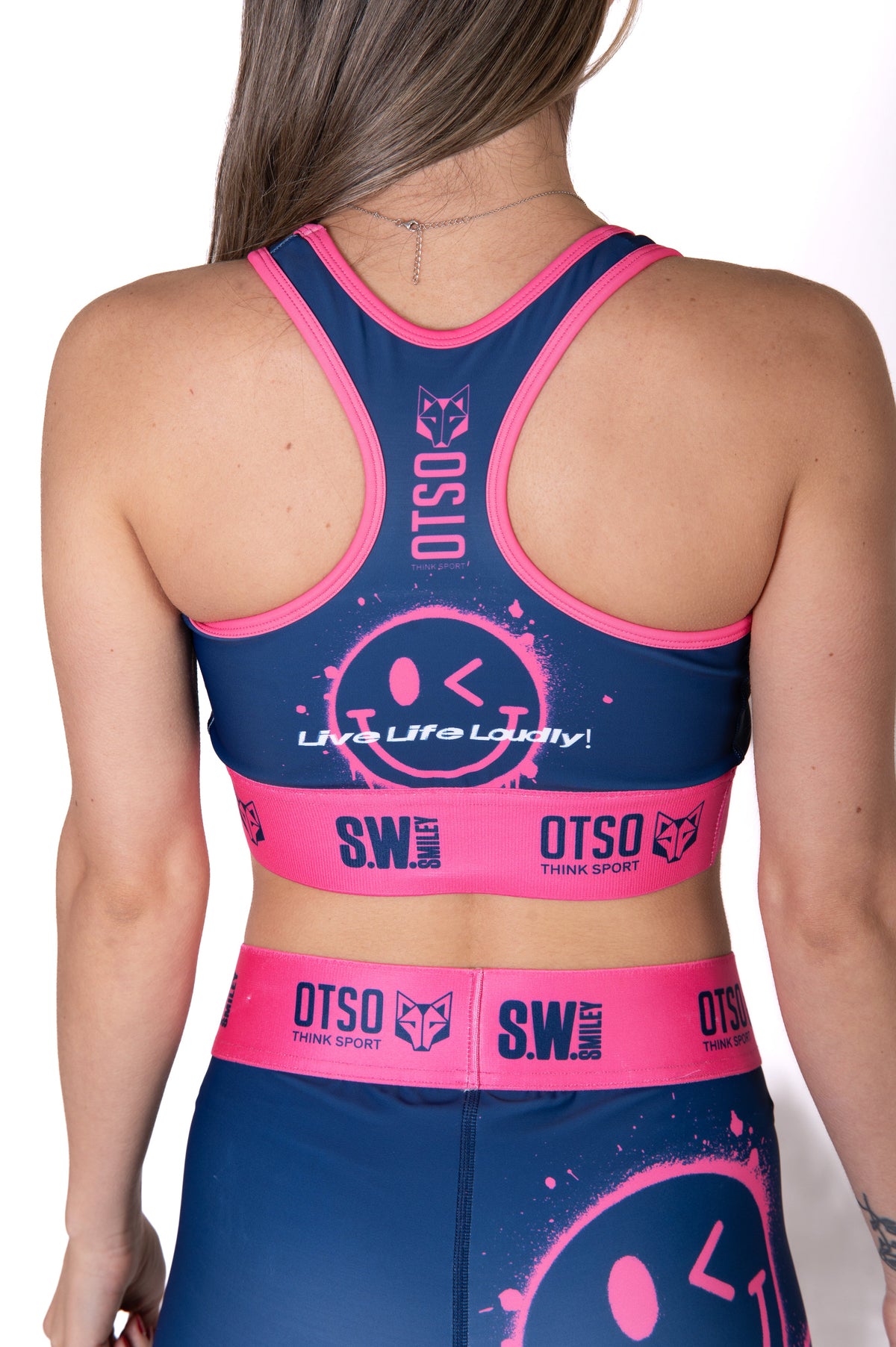 OTSO Damen Sporttop - S.W.Smiley Graffiti – Produktansicht 5