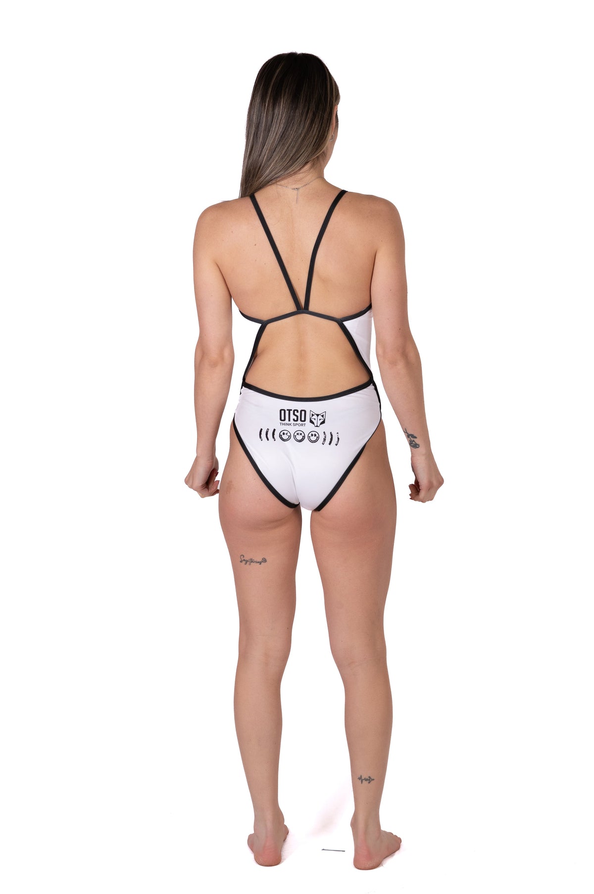 OTSO Damen Badeanzug - S.W.Smiley Airbrushed Infinity – Produktansicht 8