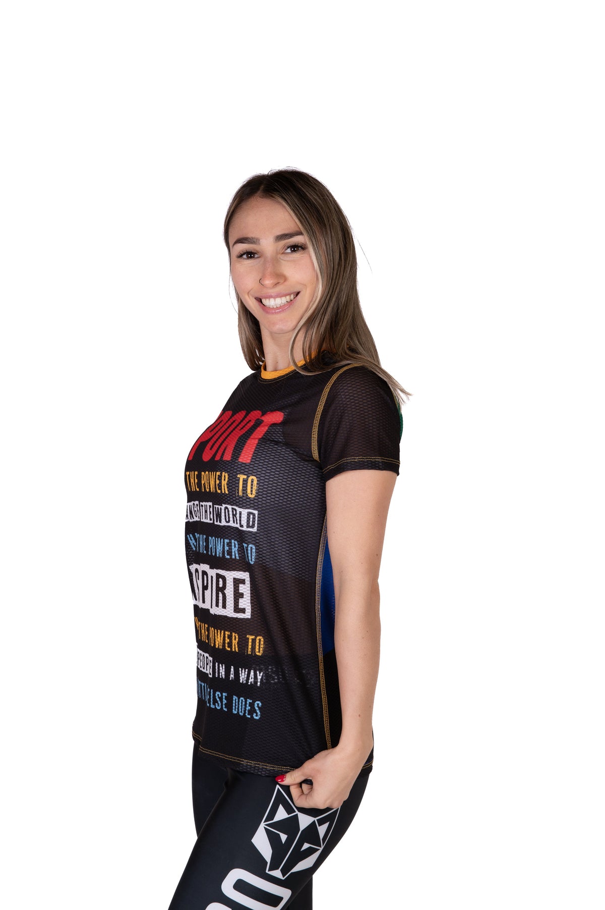 OTSO Damen Kurzarm-Funktionsshirt - Mandela – Produktansicht 4