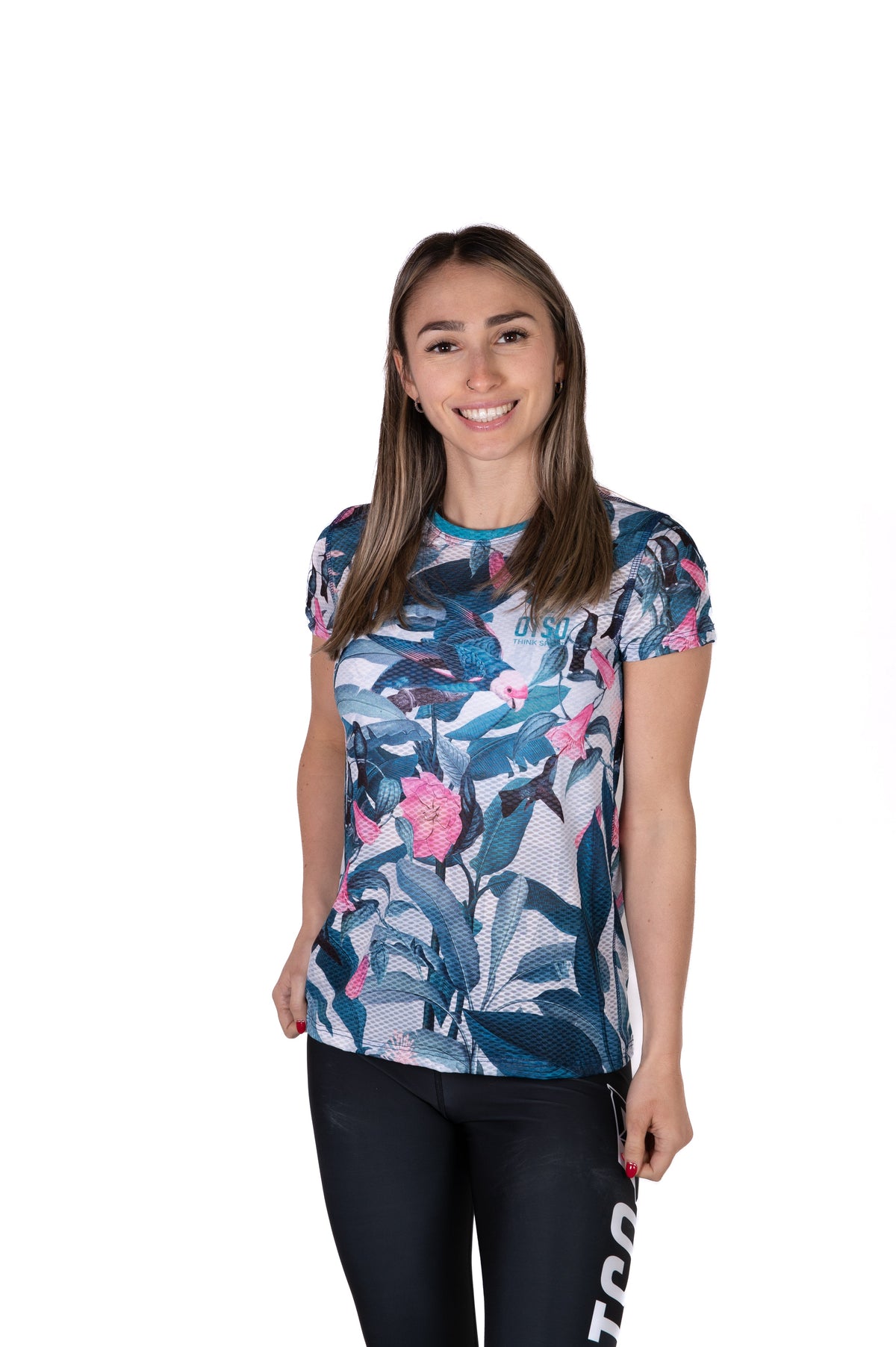 OTSO Damen Kurzarm-Funktionsshirt - Garden – Produktansicht 3