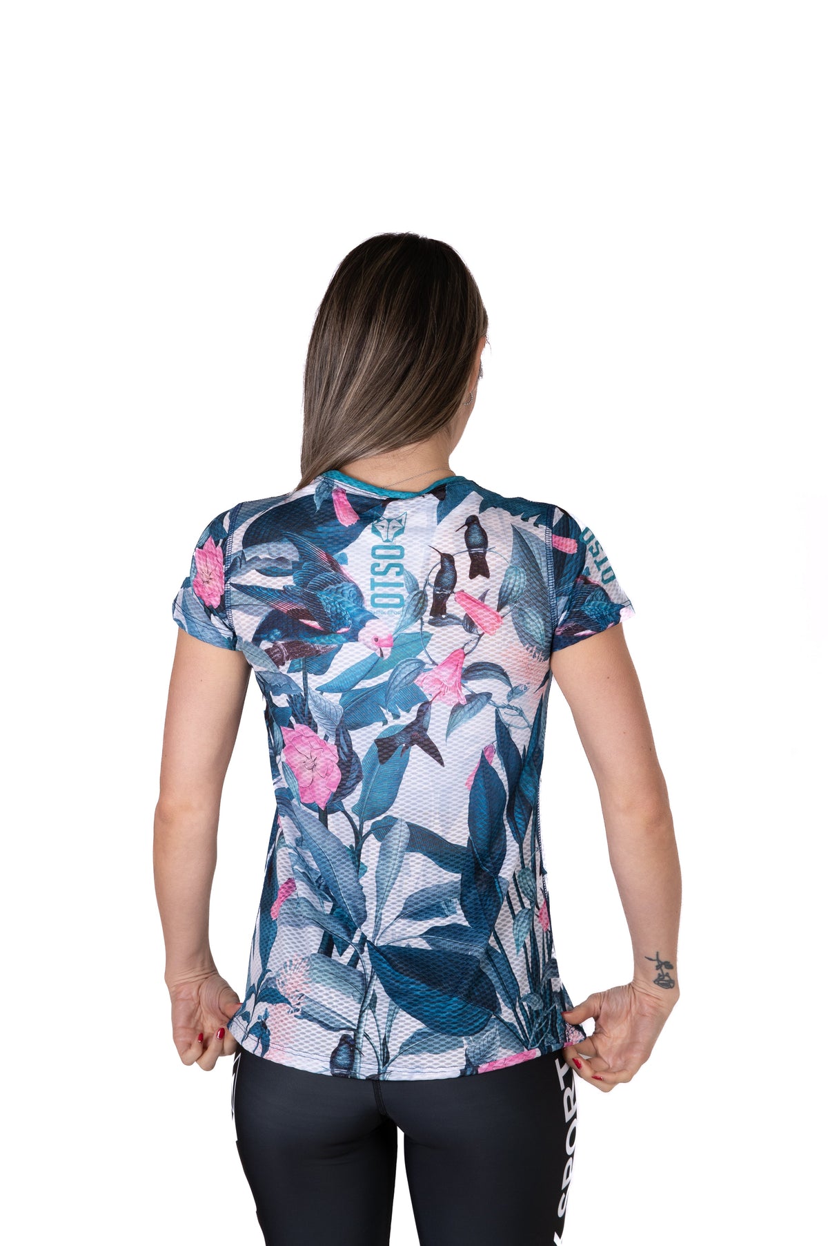 OTSO Damen Kurzarm-Funktionsshirt - Garden – Produktansicht 7