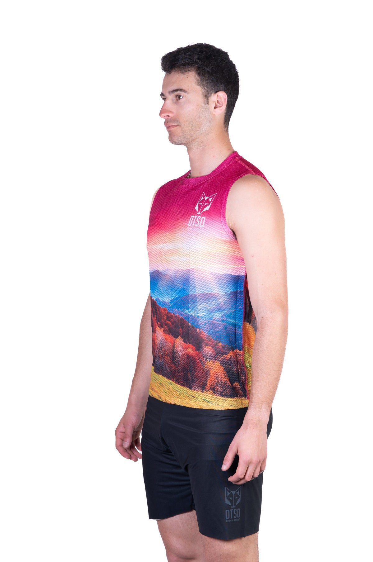 OTSO Herren Lauf-Tanktop - Autumn – Produktansicht 5