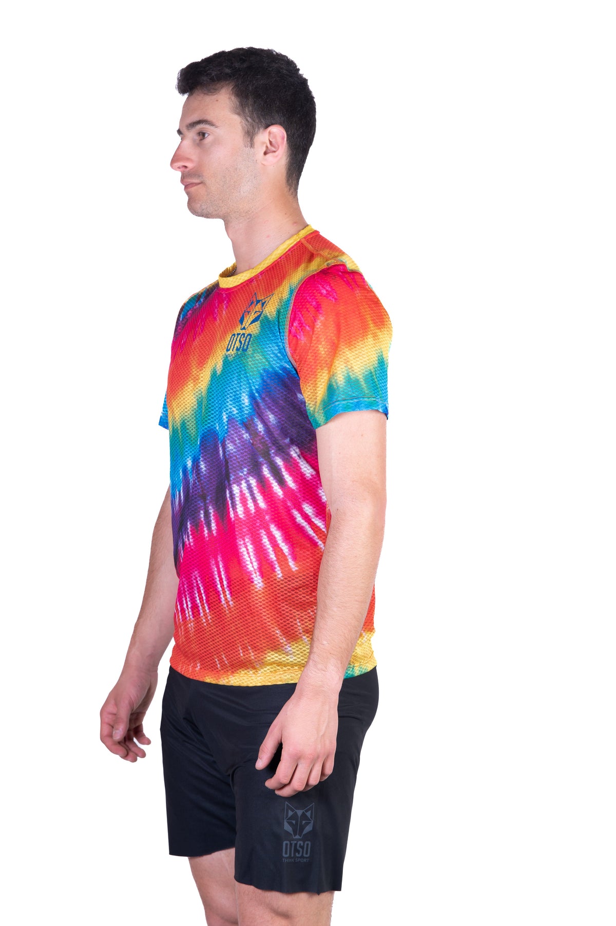 OTSO Herren Kurzarm-Funktionsshirt - Tie Dye – Produktansicht 5