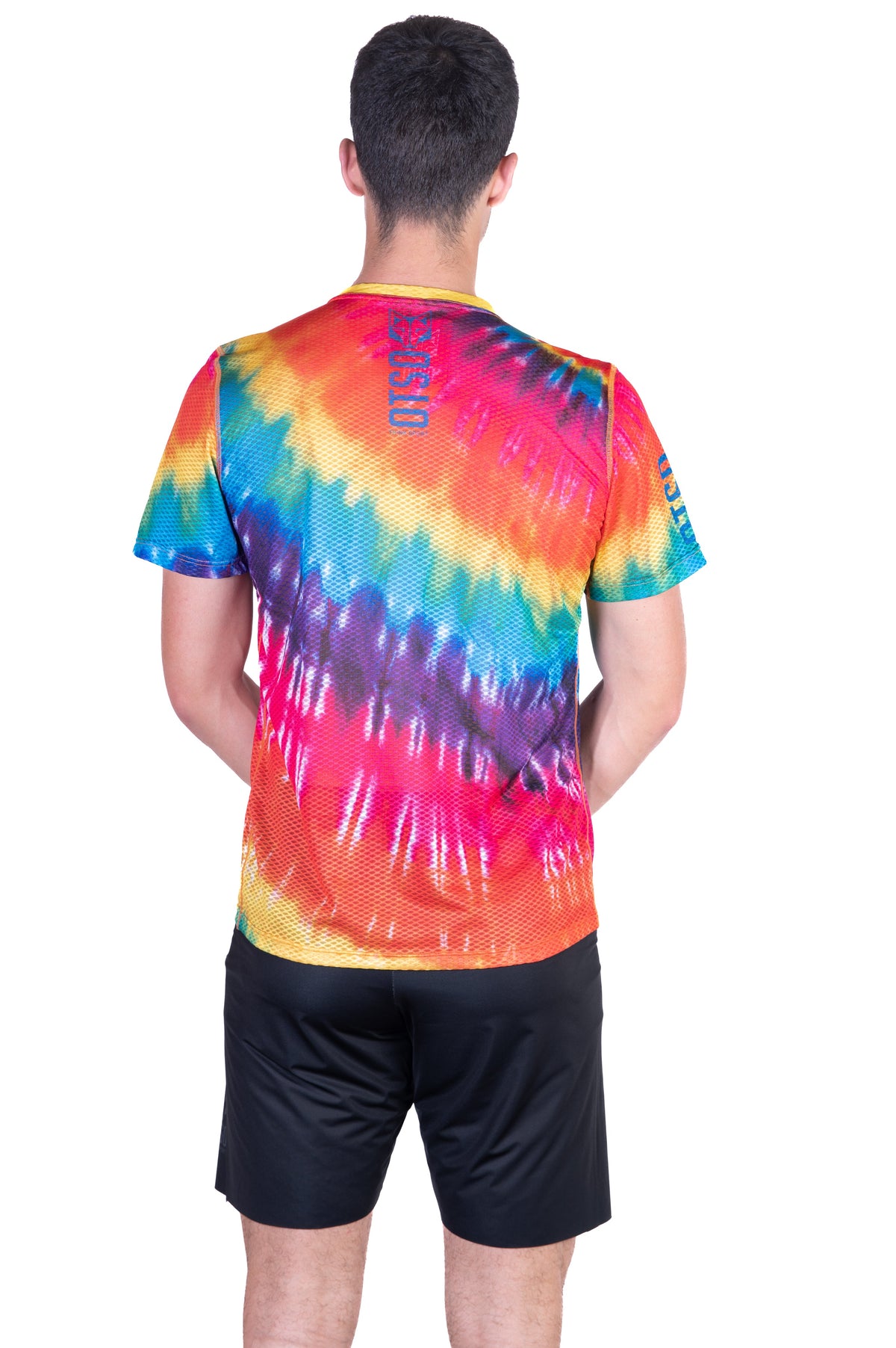 OTSO Herren Kurzarm-Funktionsshirt - Tie Dye – Produktansicht 7