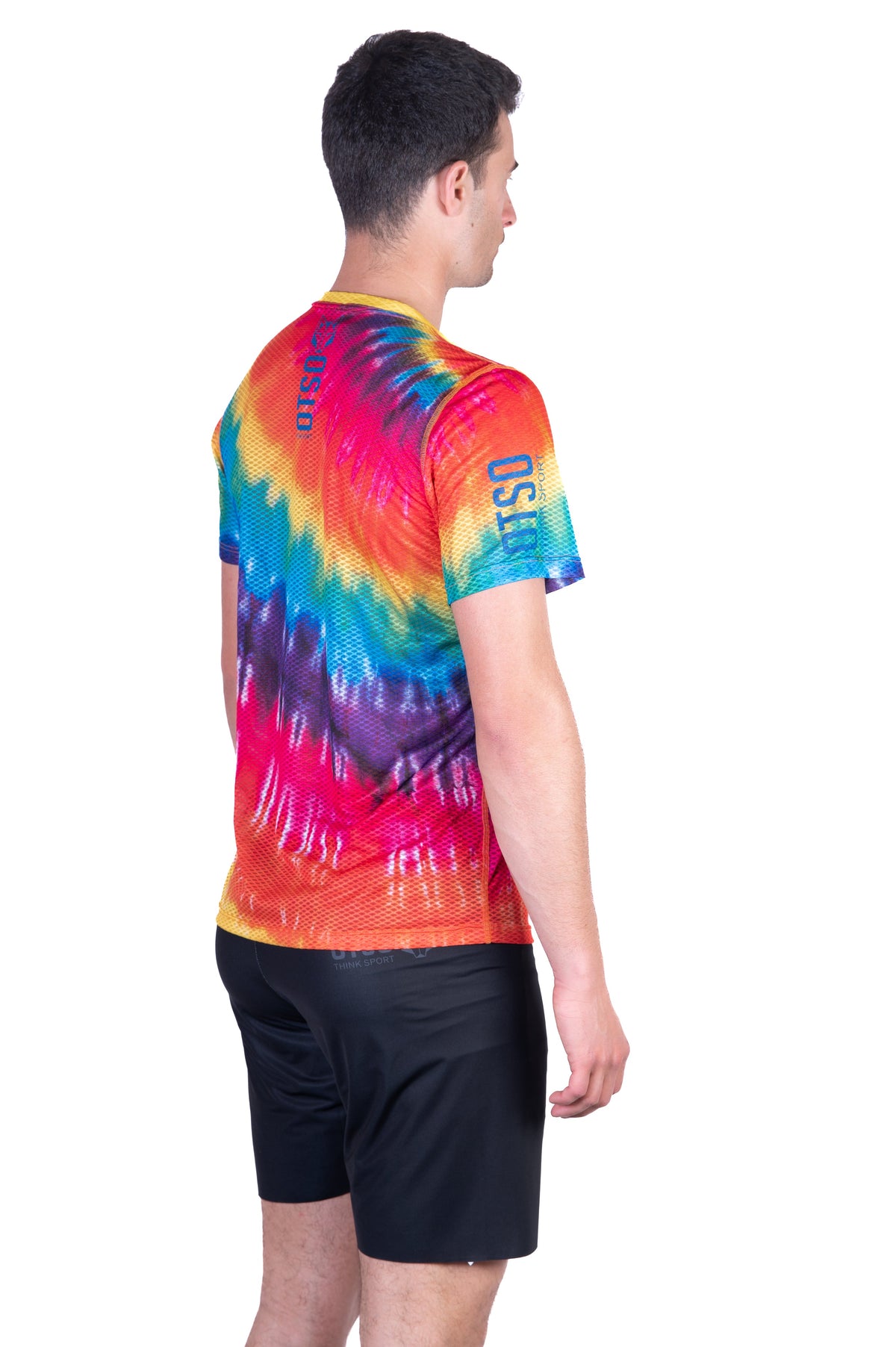 OTSO Herren Kurzarm-Funktionsshirt - Tie Dye – Produktansicht 8