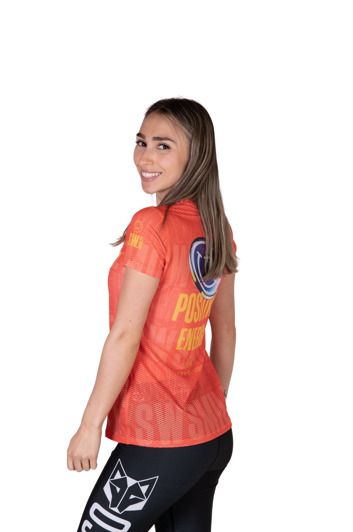 OTSO Damen Kurzarm-Funktionsshirt - S.W.Smiley Sensoral Shimmer – Produktansicht 6