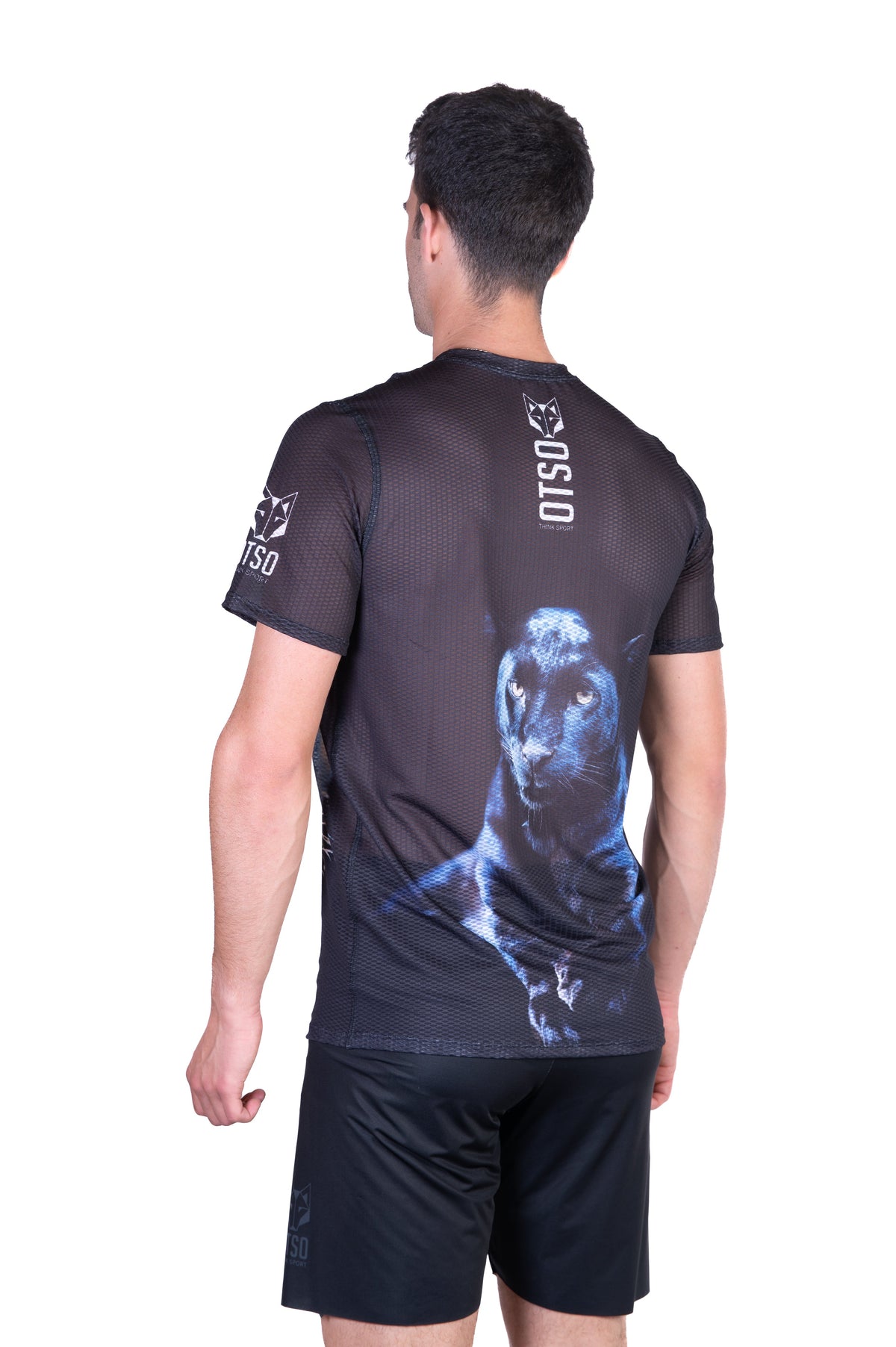 OTSO Herren Kurzarm-Funktionsshirt - Panther – Produktansicht 7