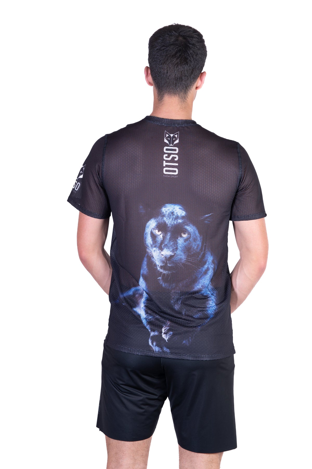 OTSO Herren Kurzarm-Funktionsshirt - Panther – Produktansicht 8