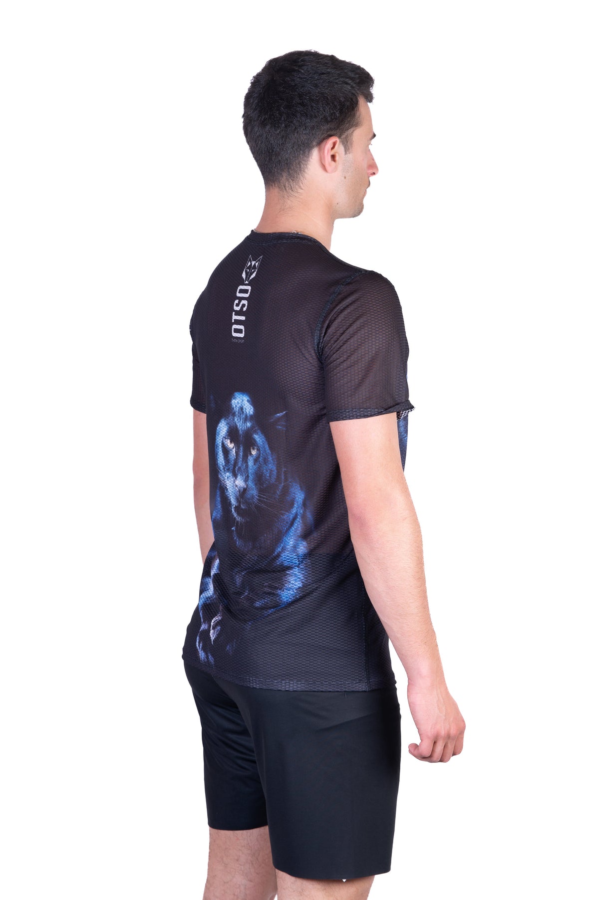 OTSO Herren Kurzarm-Funktionsshirt - Panther – Produktansicht 6
