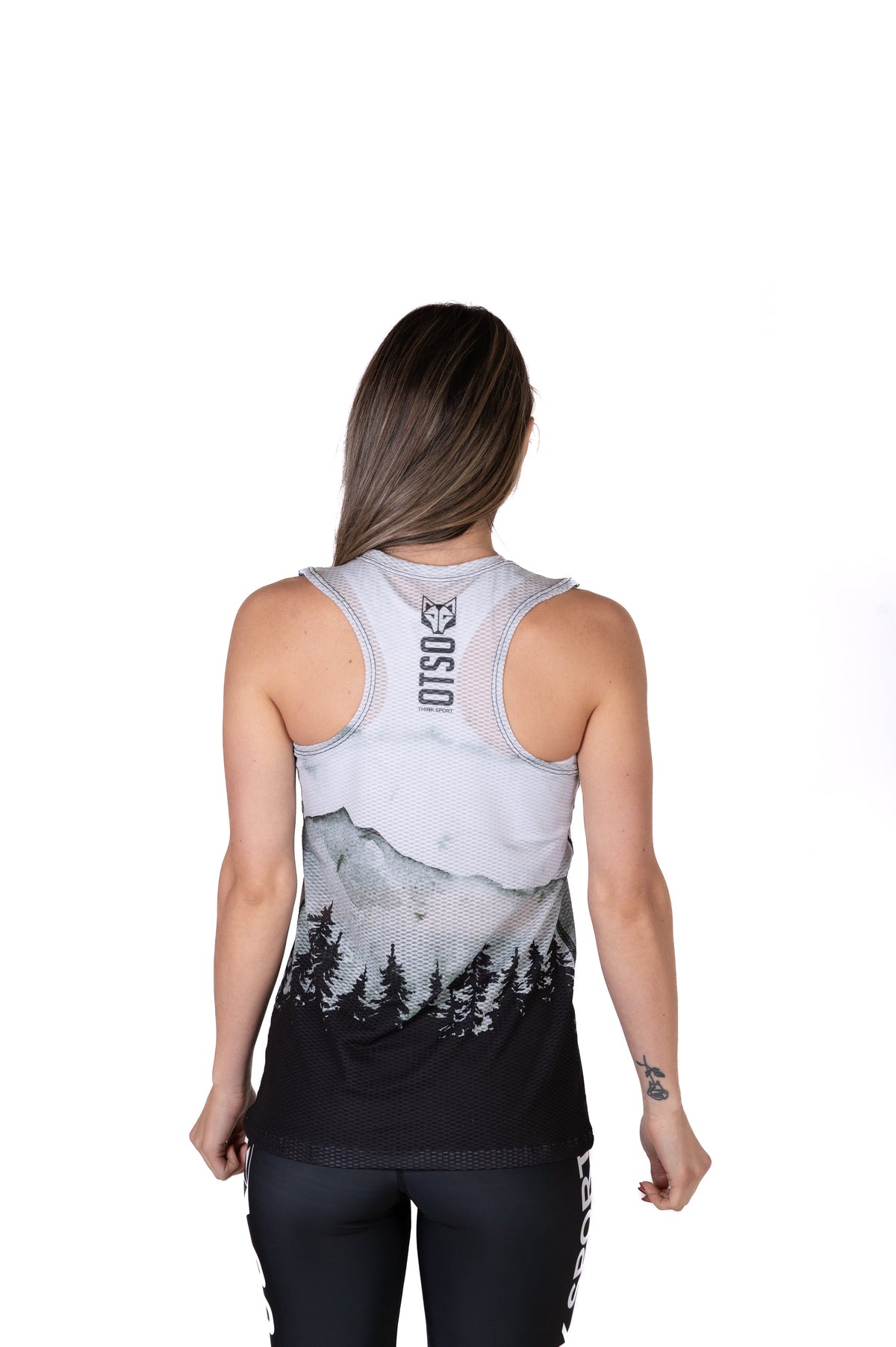 OTSO Damen Lauf-Singlet - Green Forest – Produktansicht 8