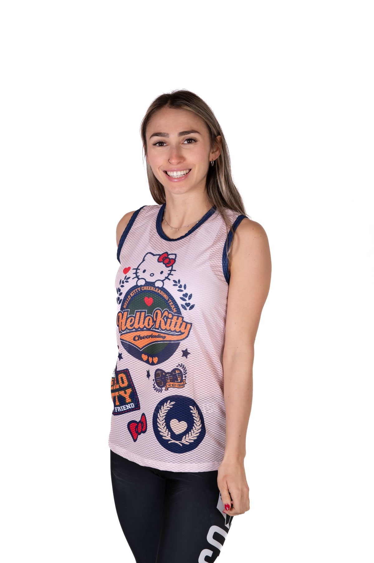 OTSO Damen/Mädchen Singlet - Hello Kitty Cheerleading – Produktansicht 3