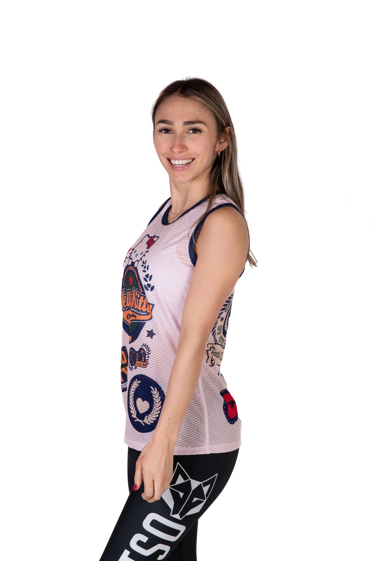 OTSO Damen/Mädchen Singlet - Hello Kitty Cheerleading – Produktansicht 4